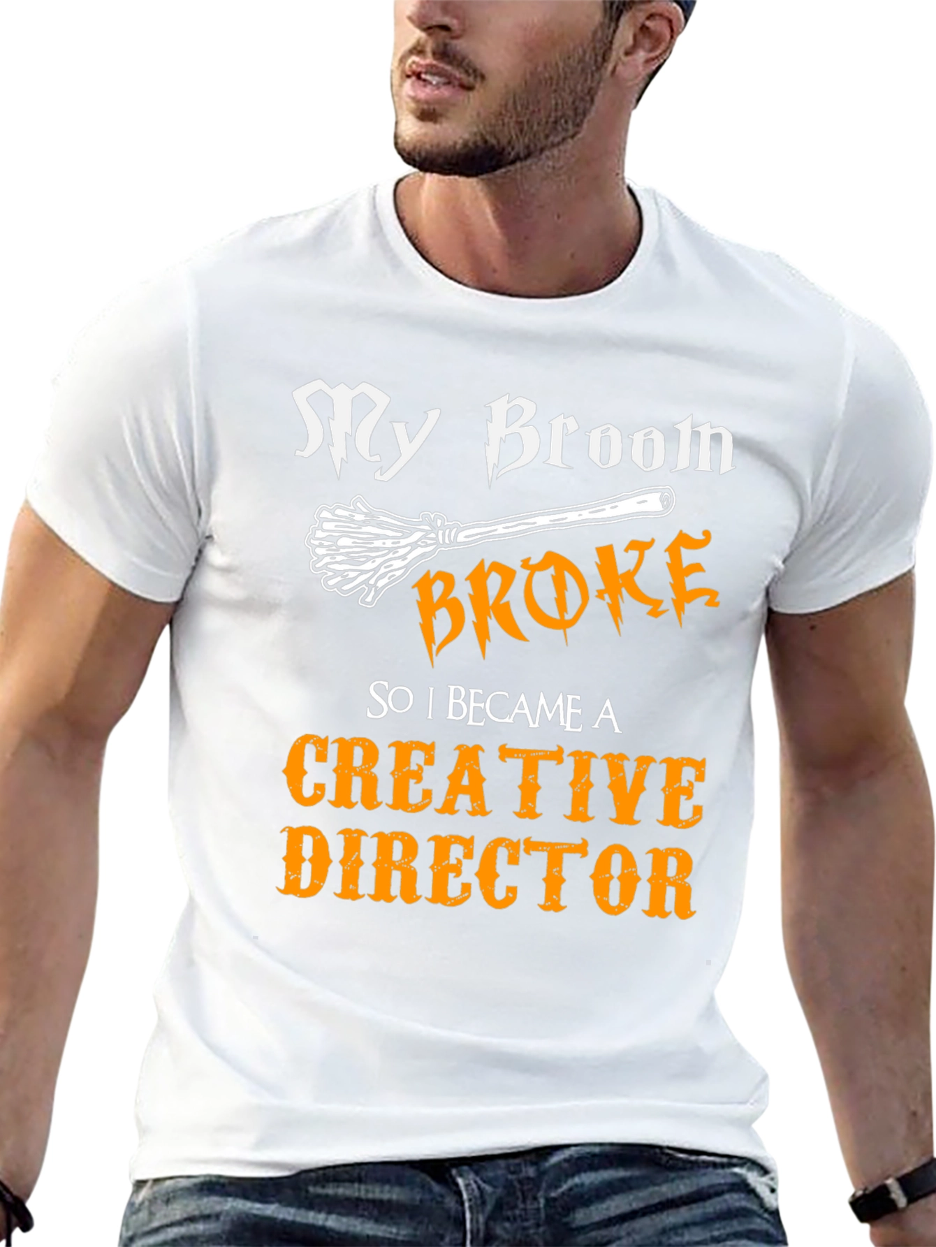 My Broom Broke Creative Director Funny T-Shirt
