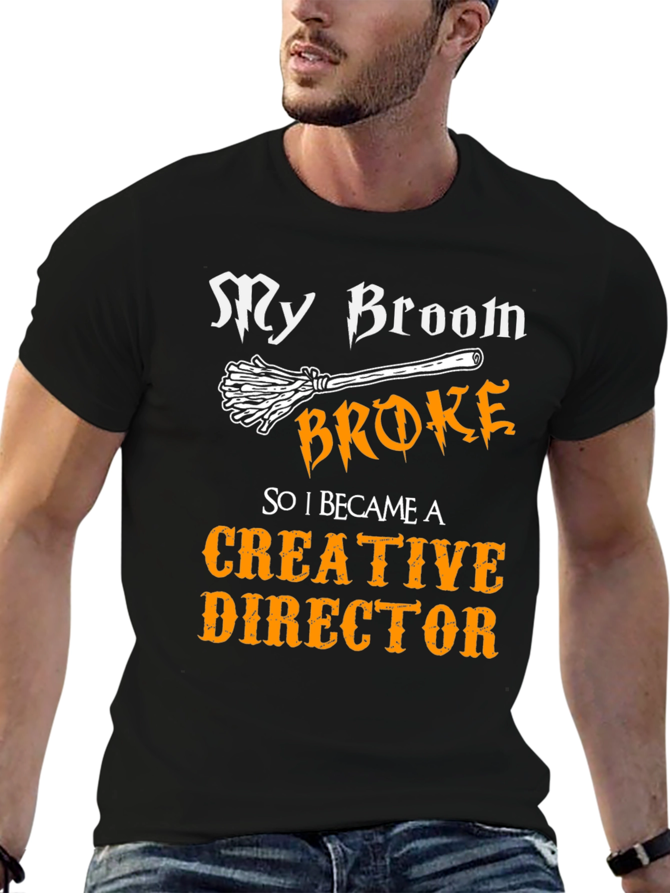 My Broom Broke Creative Director Funny T-Shirt