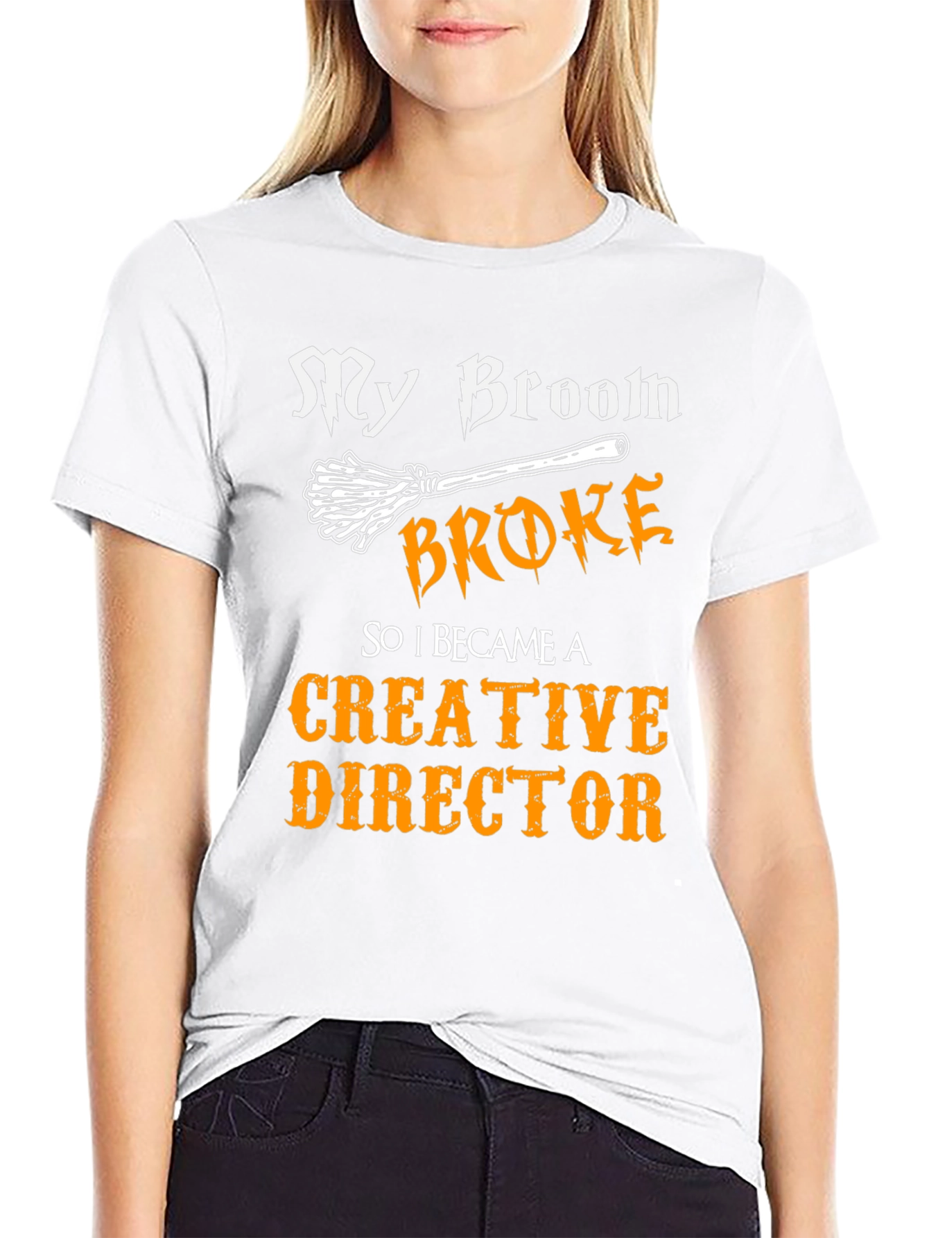 My Broom Broke Creative Director Funny T-Shirt