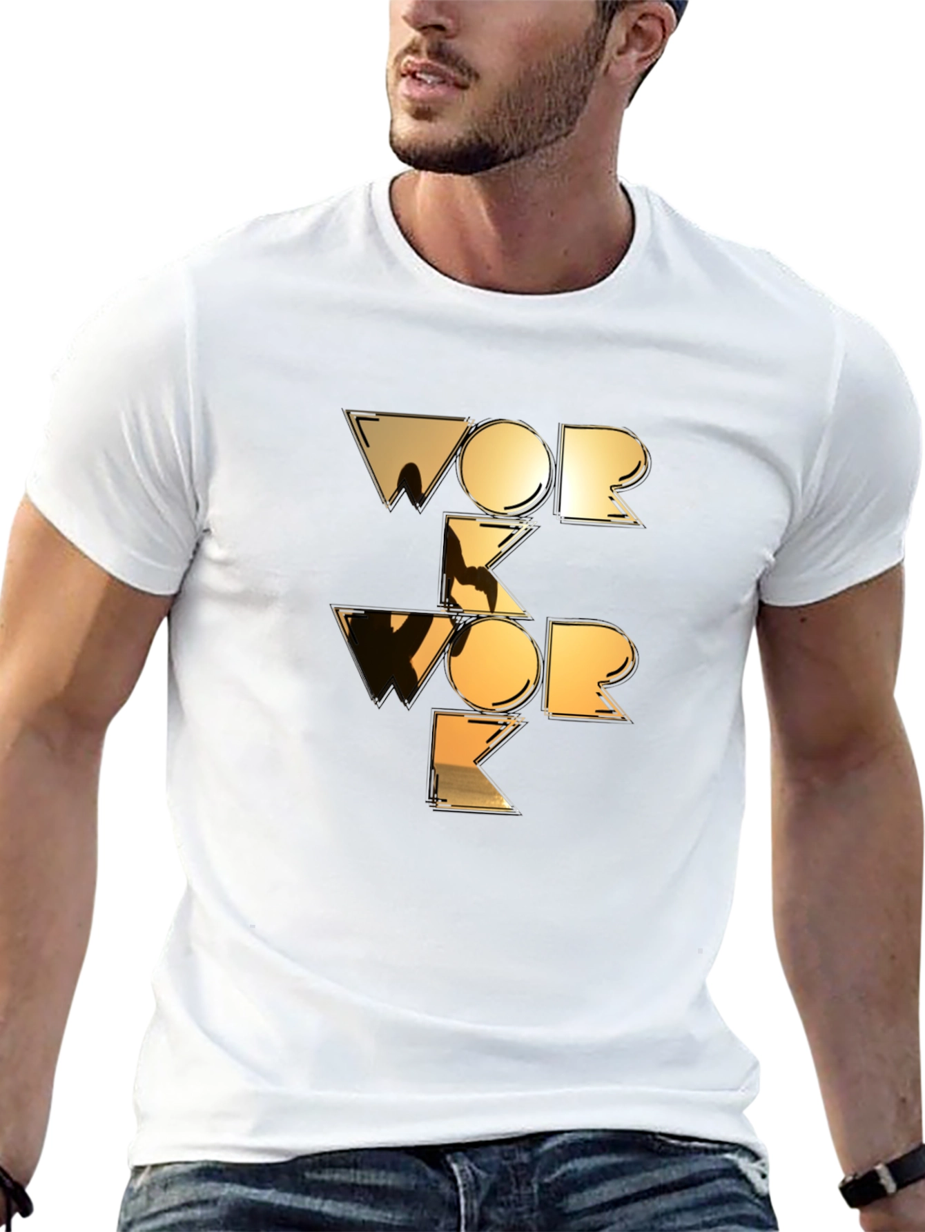 Work Work Graphic Tee - Black