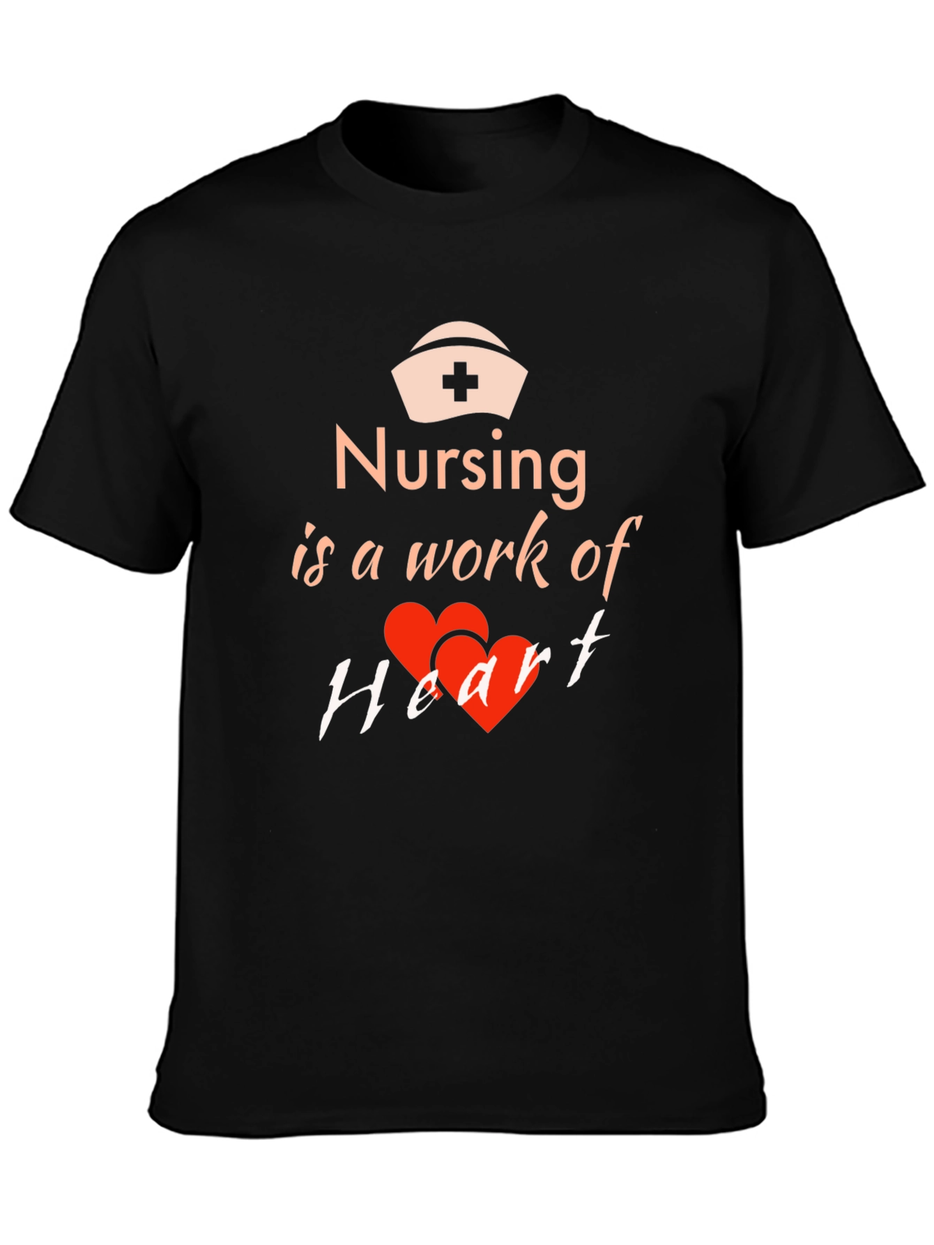 Nursing Is a Work of Heart T-Shirt