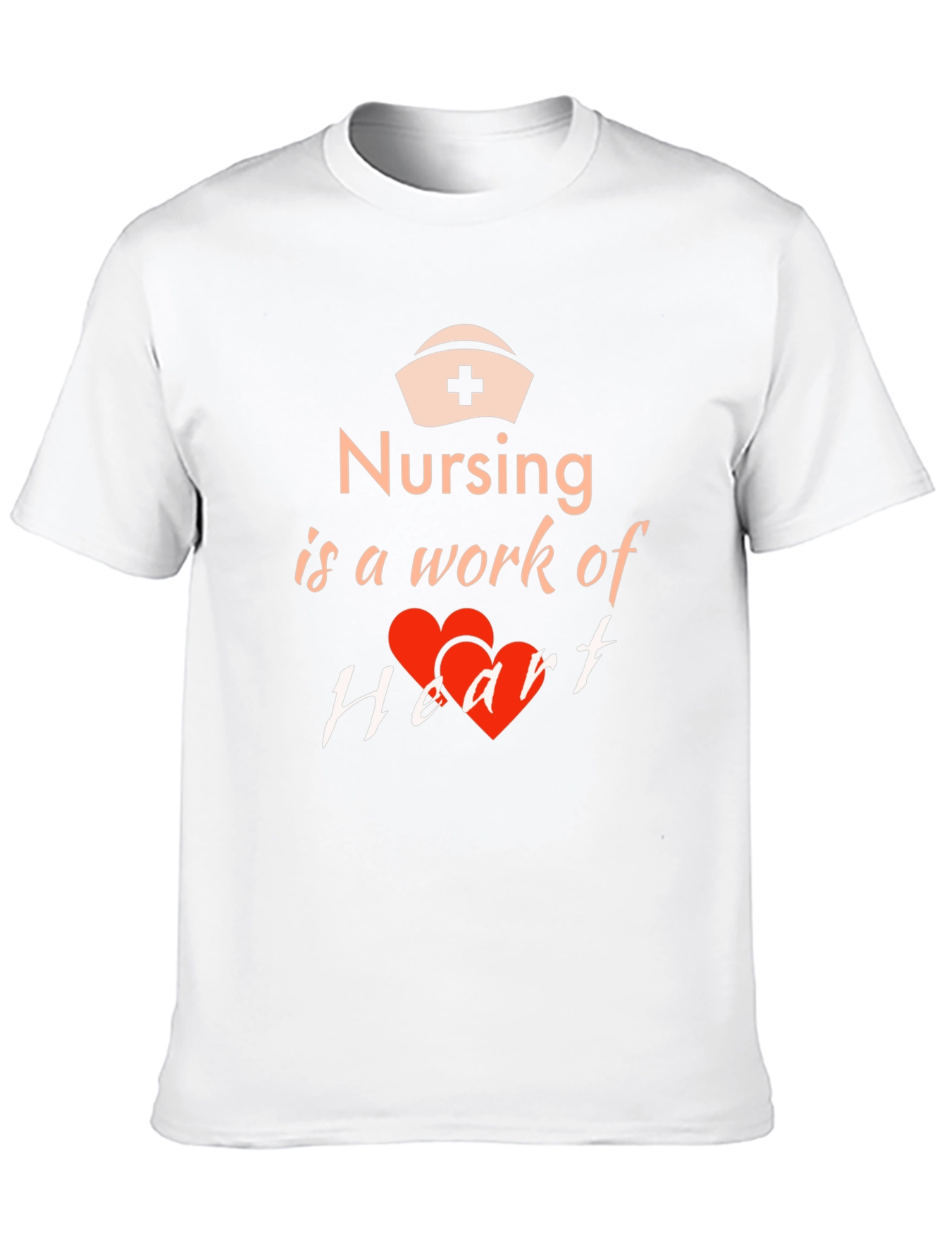 Nursing Is a Work of Heart T-Shirt