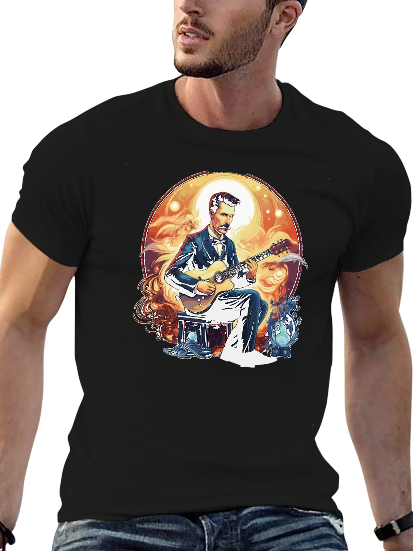 Musician Graphic Tee - Unique Design