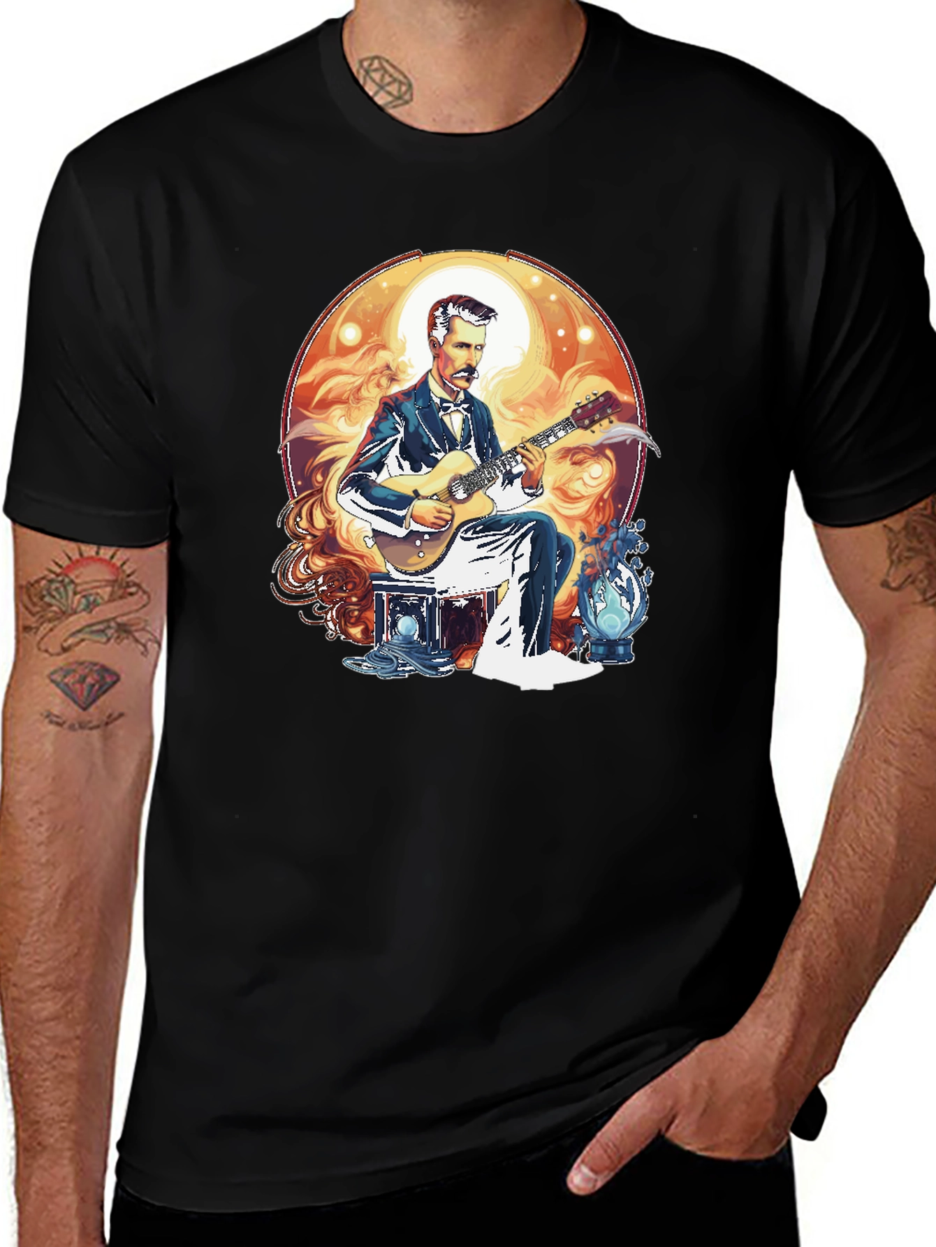 Musician Graphic Tee - Unique Design