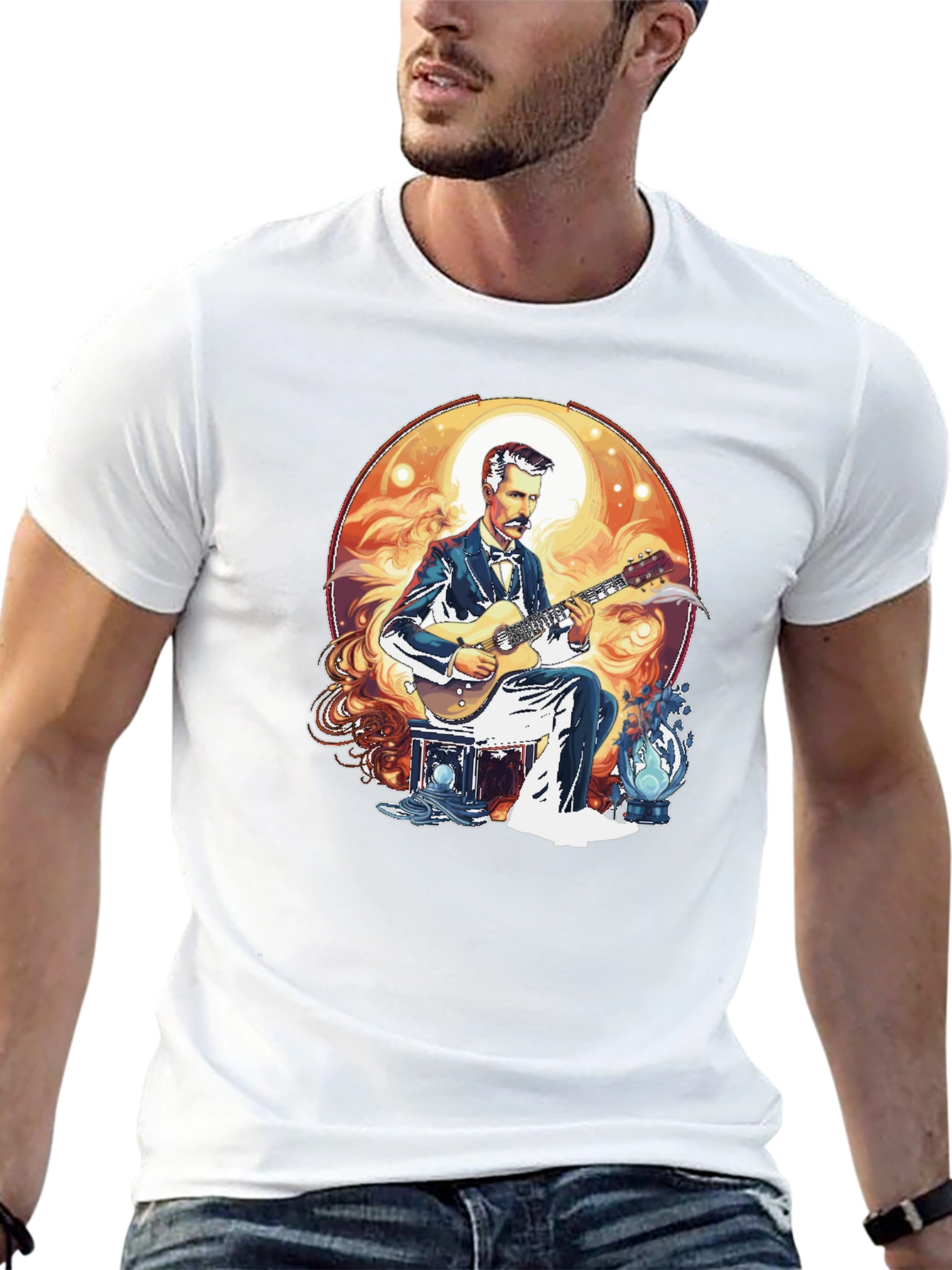 Musician Graphic Tee - Unique Design