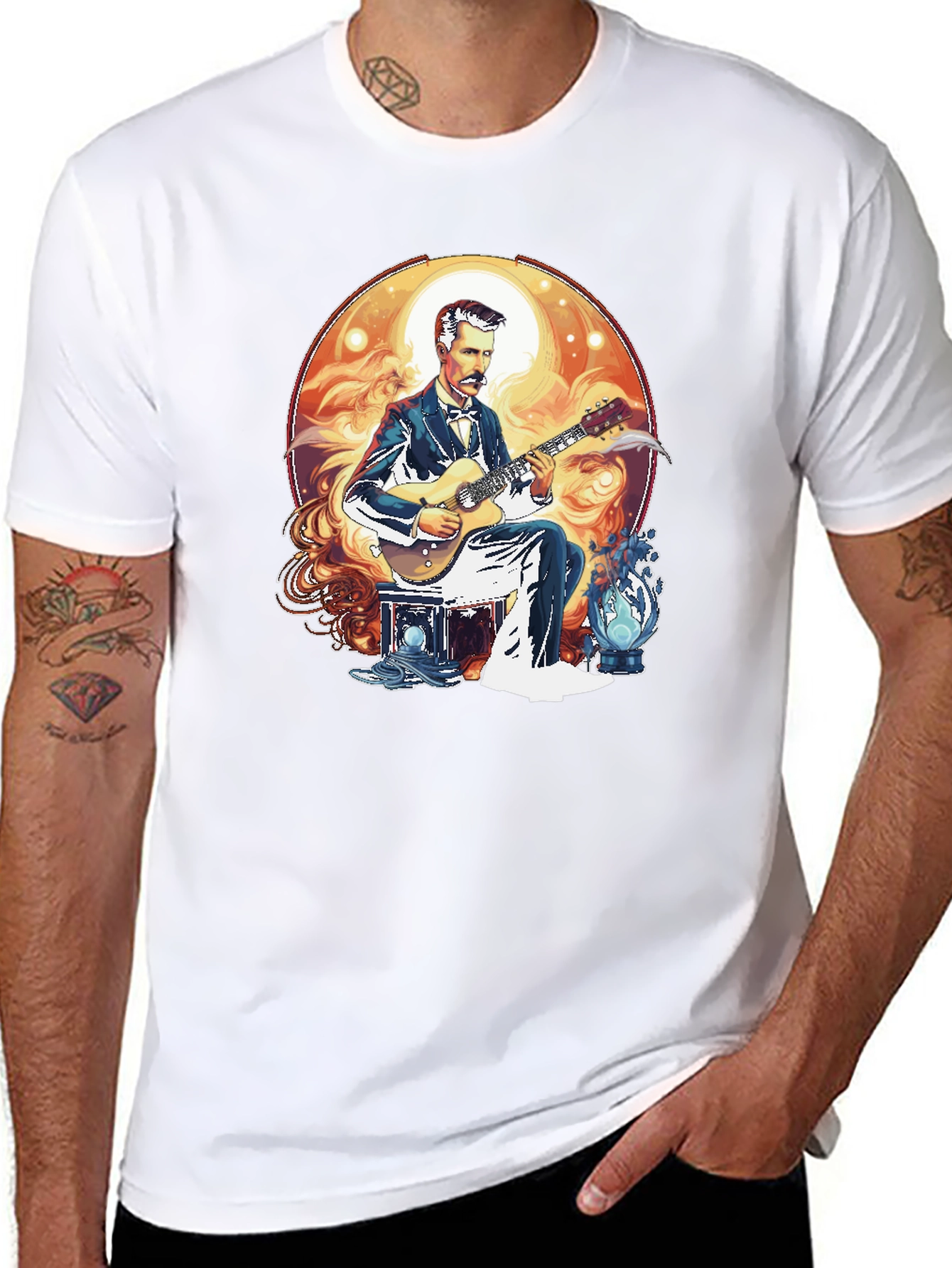 Musician Graphic Tee - Unique Design