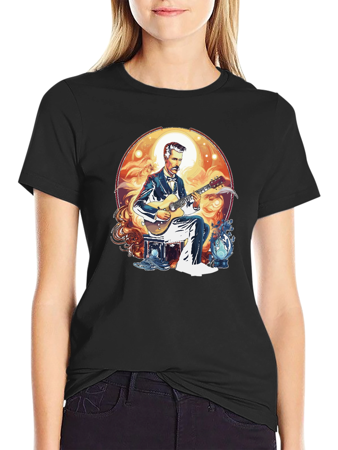 Musician Graphic Tee - Unique Design