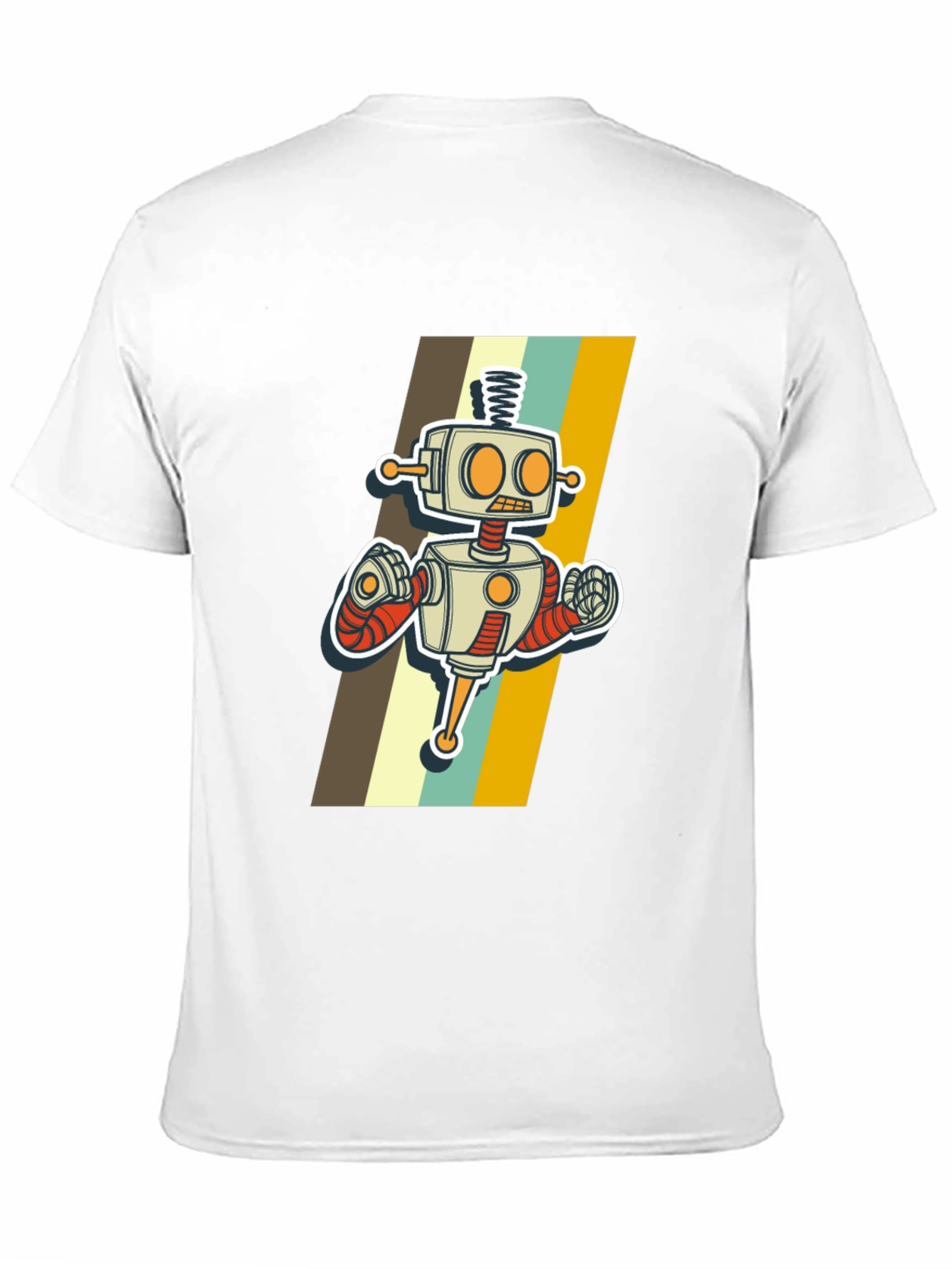 Retro Robot Graphic T-Shirt