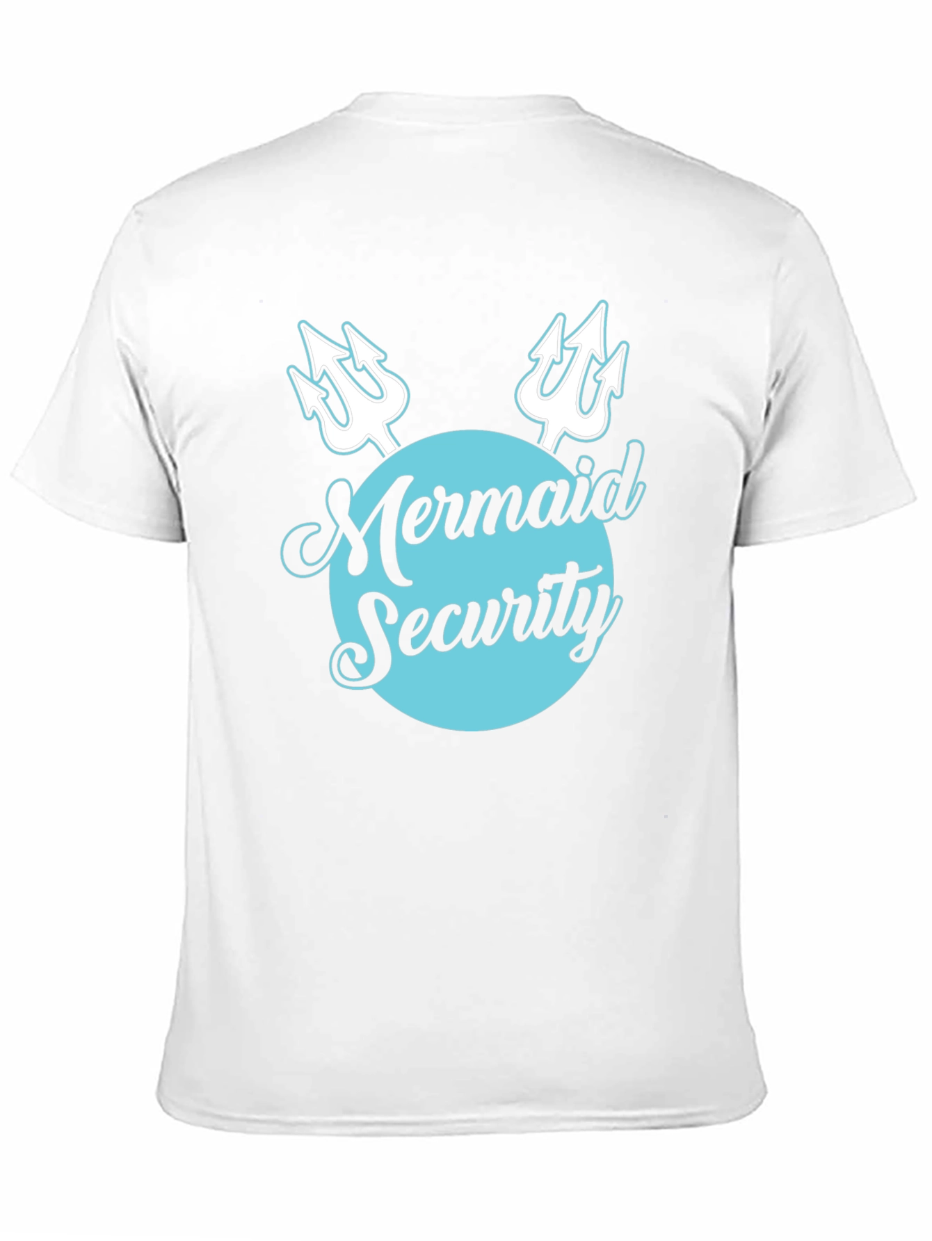 Mermaid Security Tee - Novelty Graphic T-Shirt