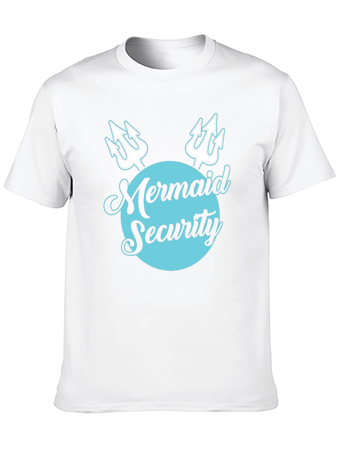 Mermaid Security Tee - Novelty Graphic T-Shirt