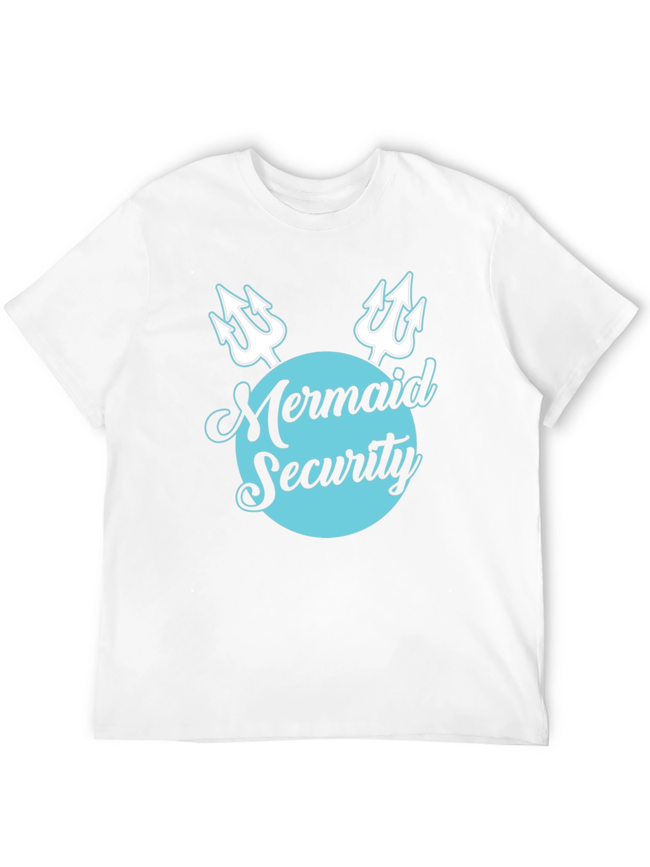 Mermaid Security Tee - Novelty Graphic T-Shirt