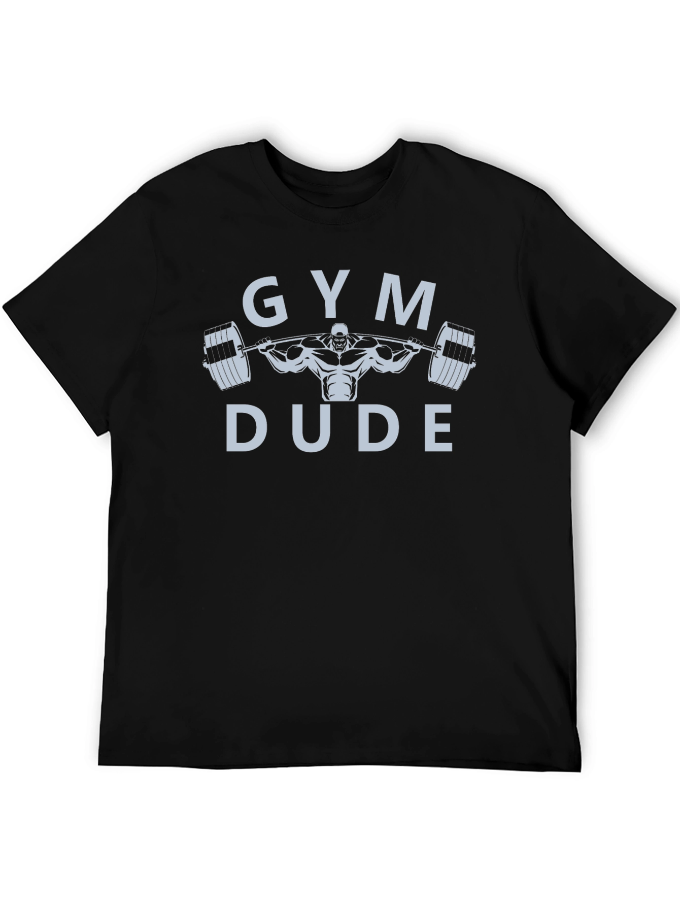 Gym Dude Graphic T-Shirt - Black