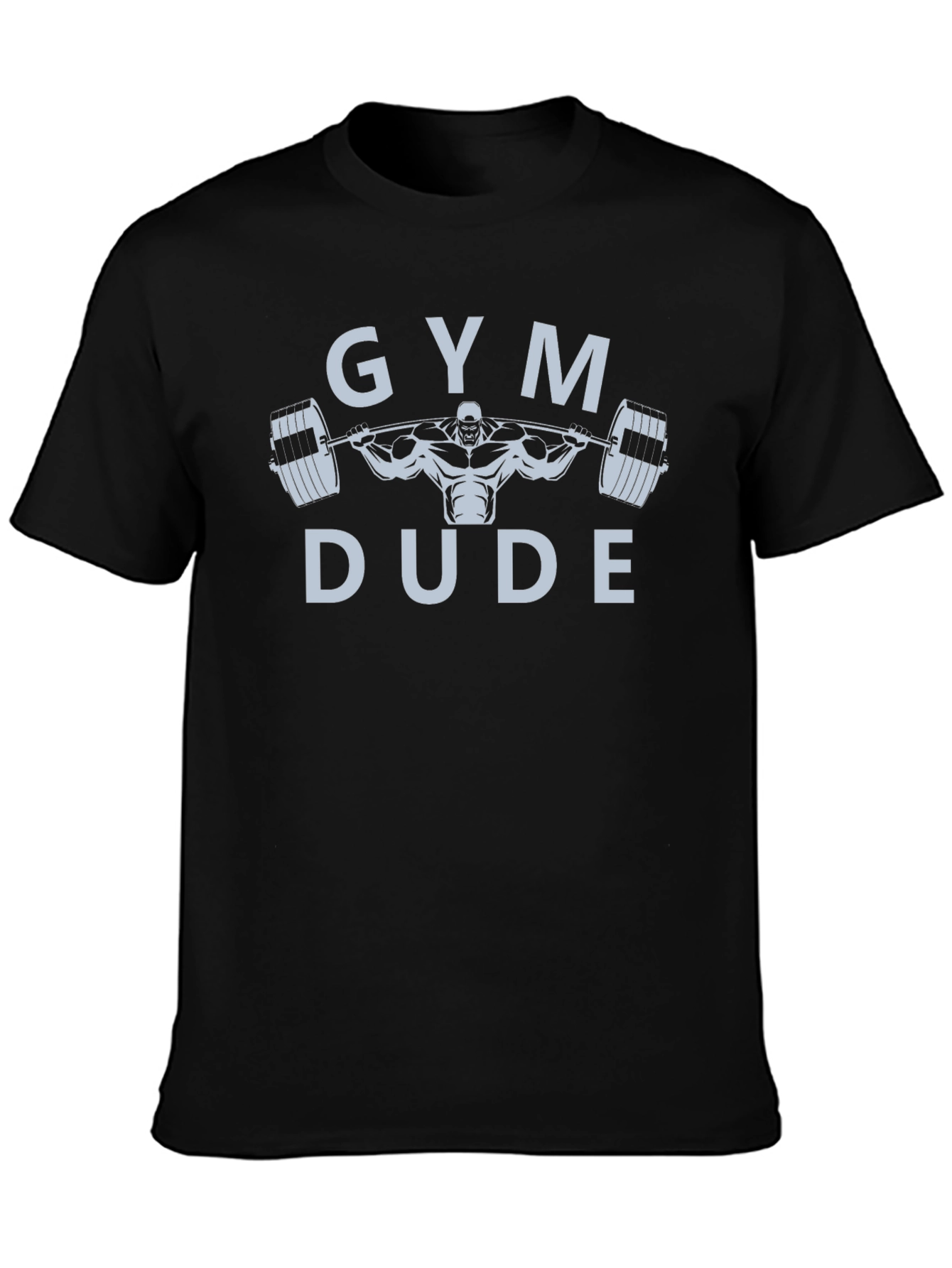 Gym Dude Graphic T-Shirt - Black