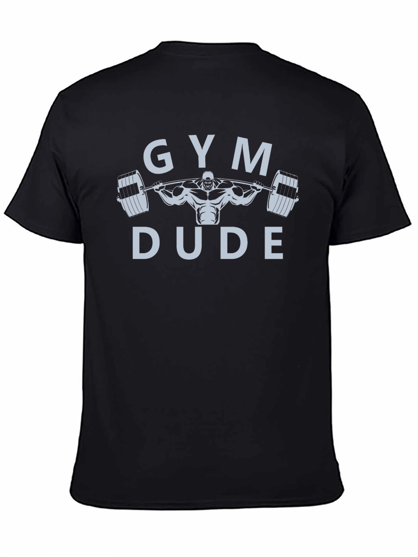 Gym Dude Graphic T-Shirt - Black