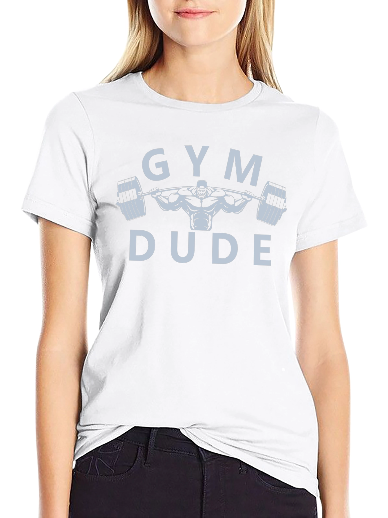 Gym Dude Graphic T-Shirt - Black