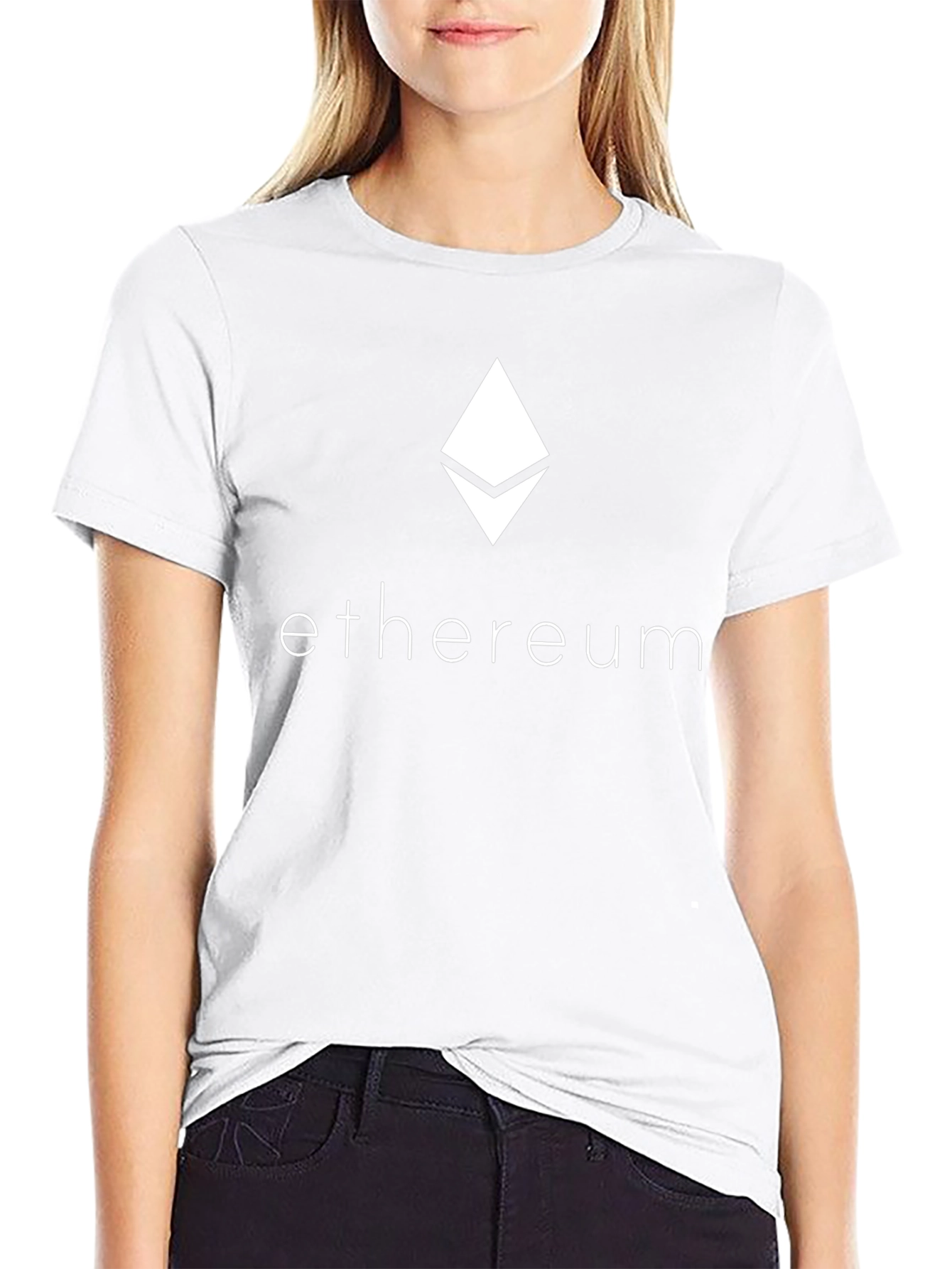 Ethereum Crypto Black T-Shirt - Modern Tech Style