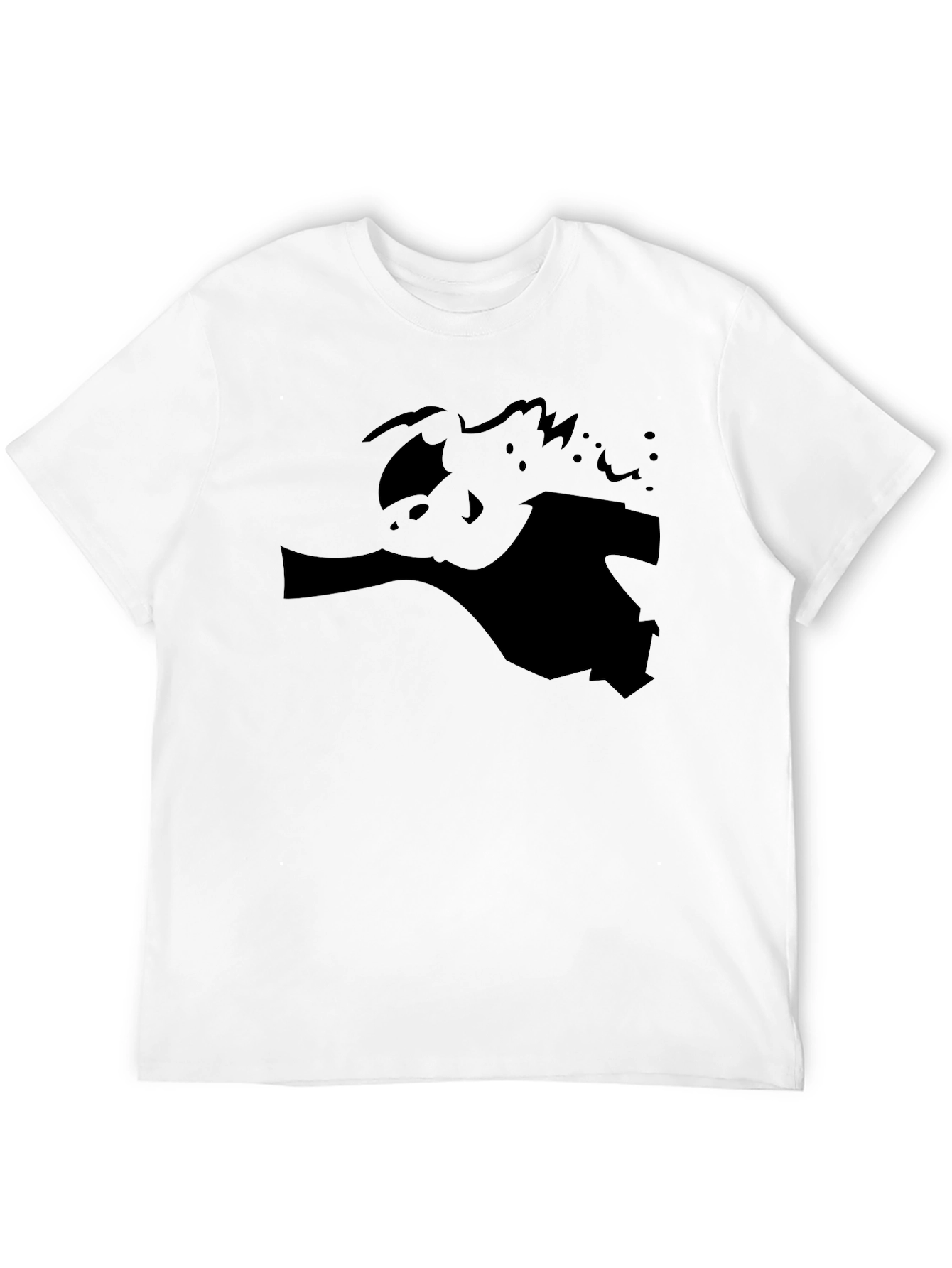 Dark Silhouette Graphic T-Shirt - Modern Casual Tee
