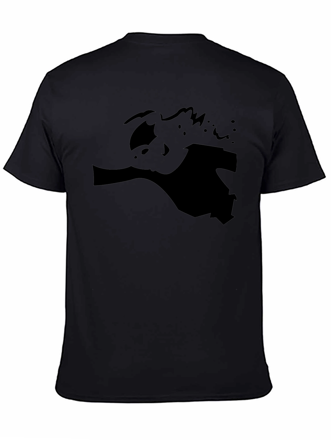 Dark Silhouette Graphic T-Shirt - Modern Casual Tee