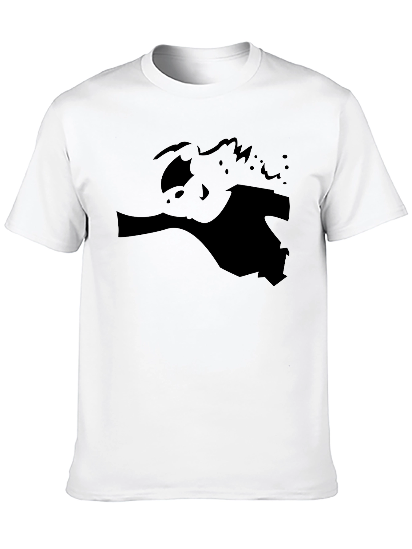 Dark Silhouette Graphic T-Shirt - Modern Casual Tee