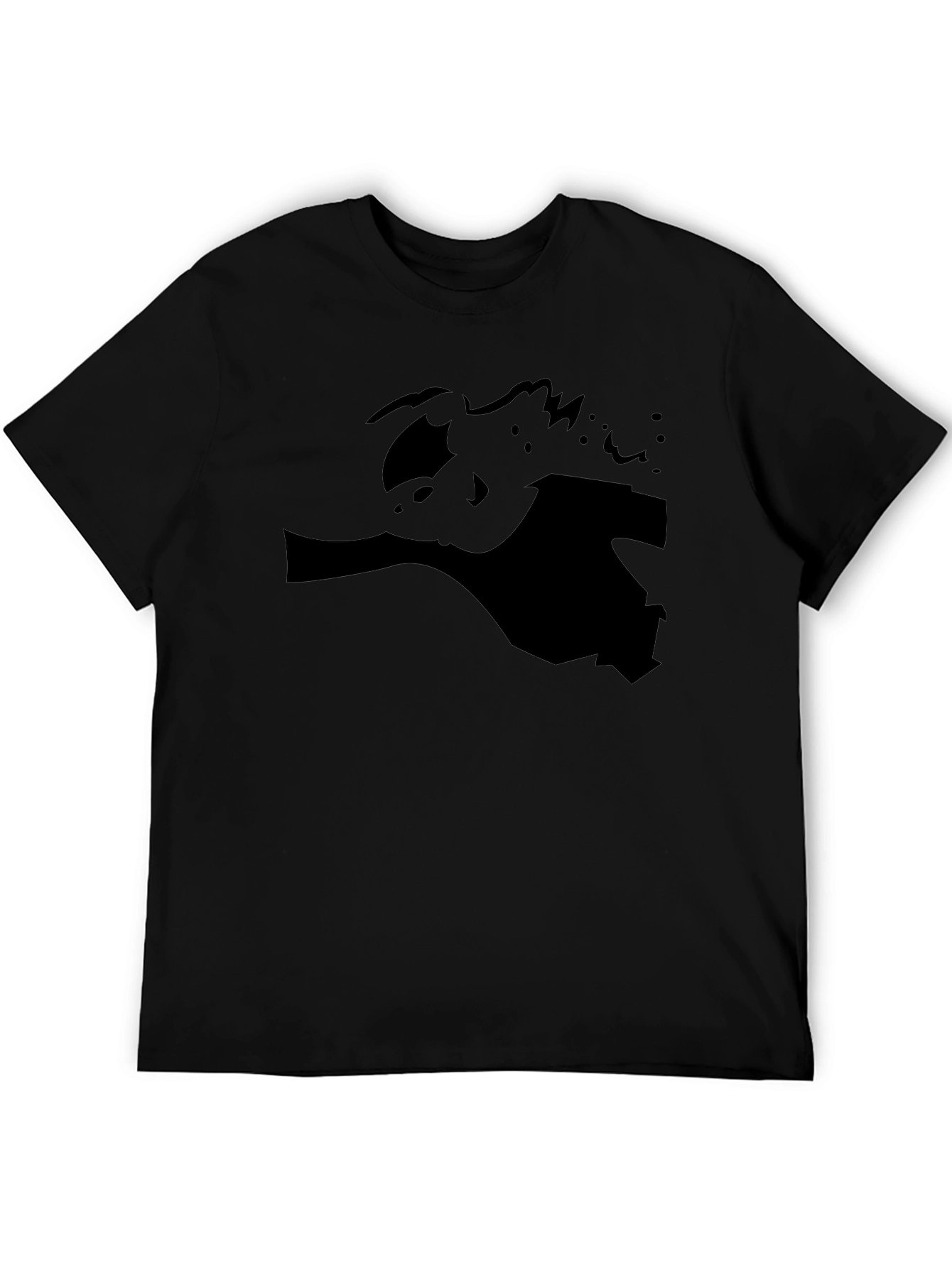 Dark Silhouette Graphic T-Shirt - Modern Casual Tee