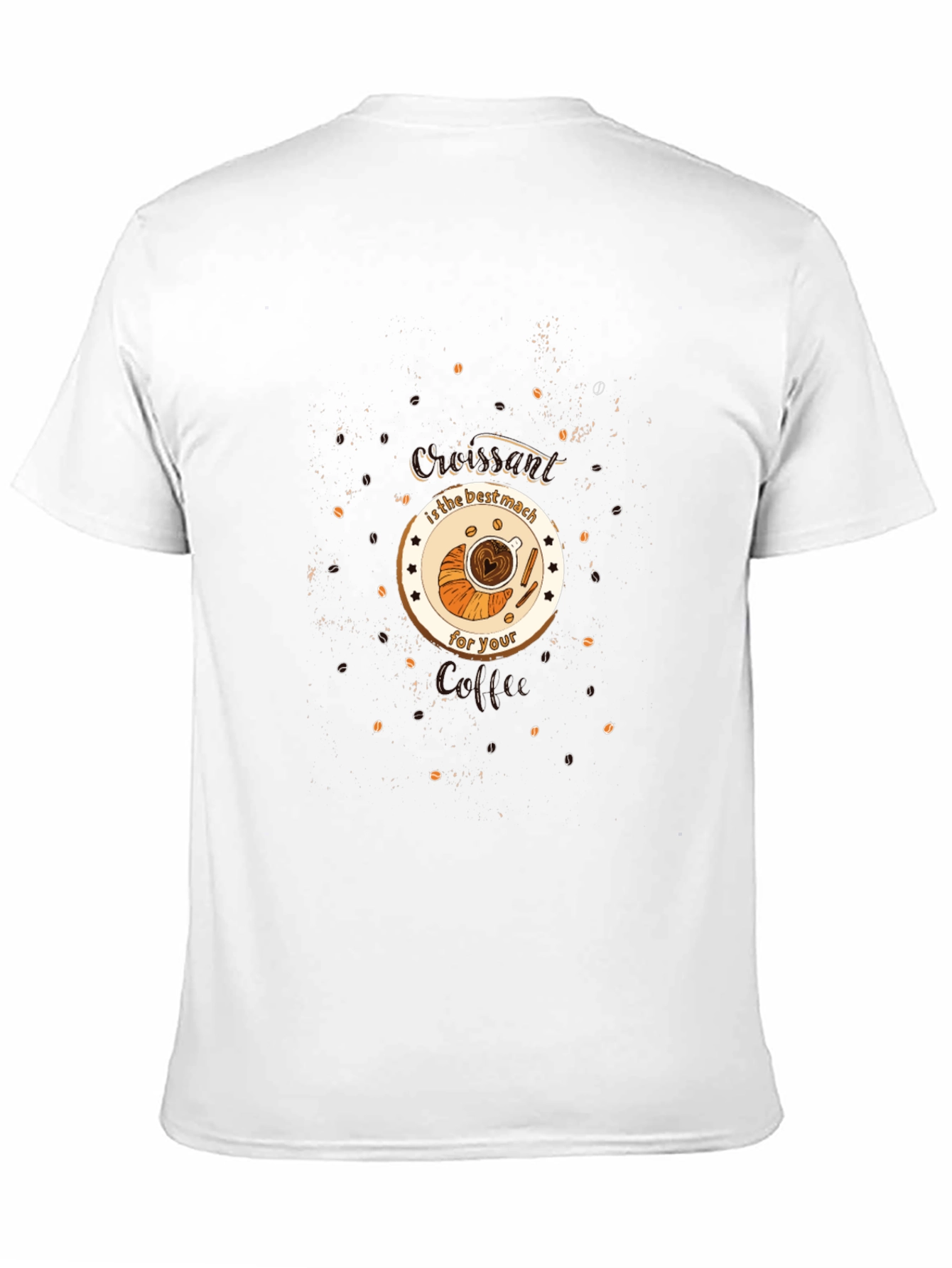 Croissant & Coffee Lovers T-Shirt