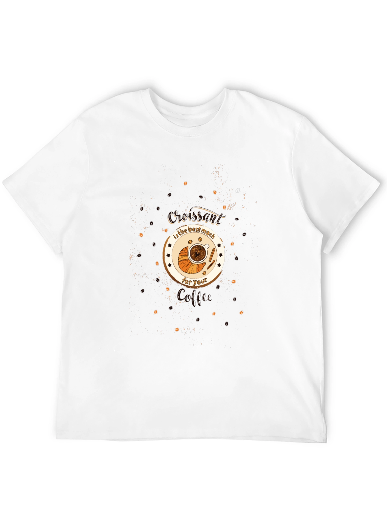 Croissant & Coffee Lovers T-Shirt