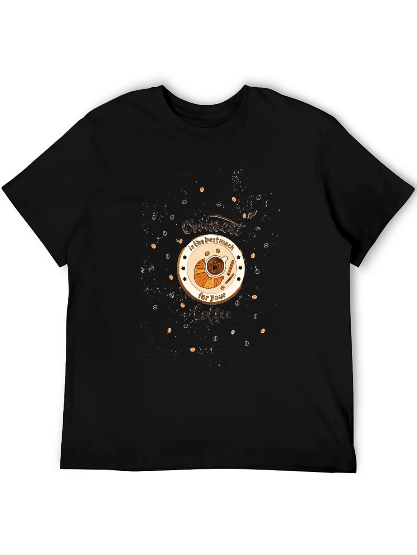 Croissant & Coffee Lovers T-Shirt