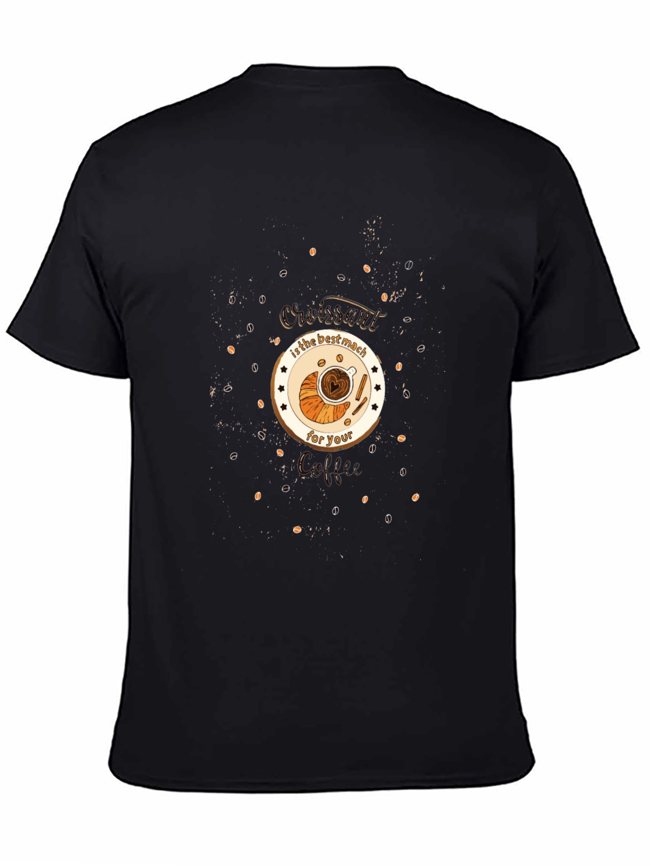 Croissant & Coffee Lovers T-Shirt