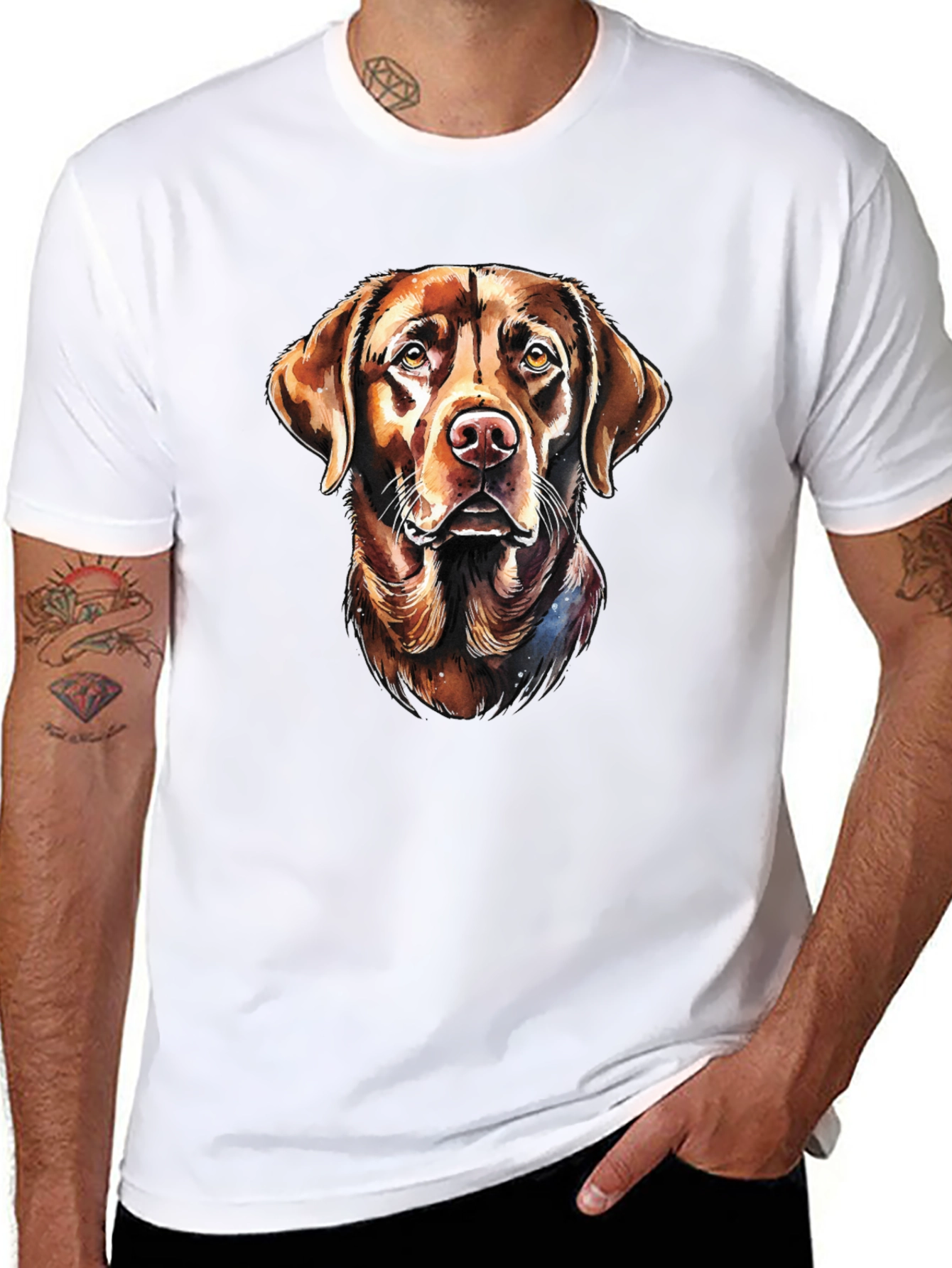 Labrador Dog Breed Graphic T-Shirt