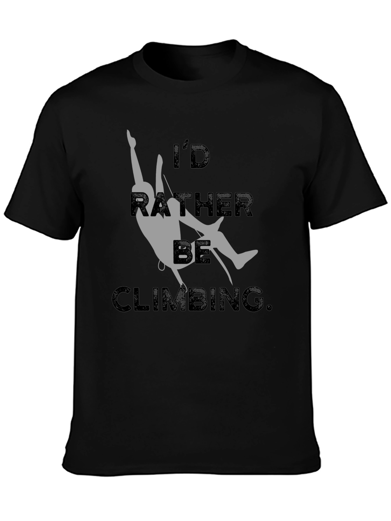 Climbing T-Shirt - Id Rather Be Climbing Graphic Tee