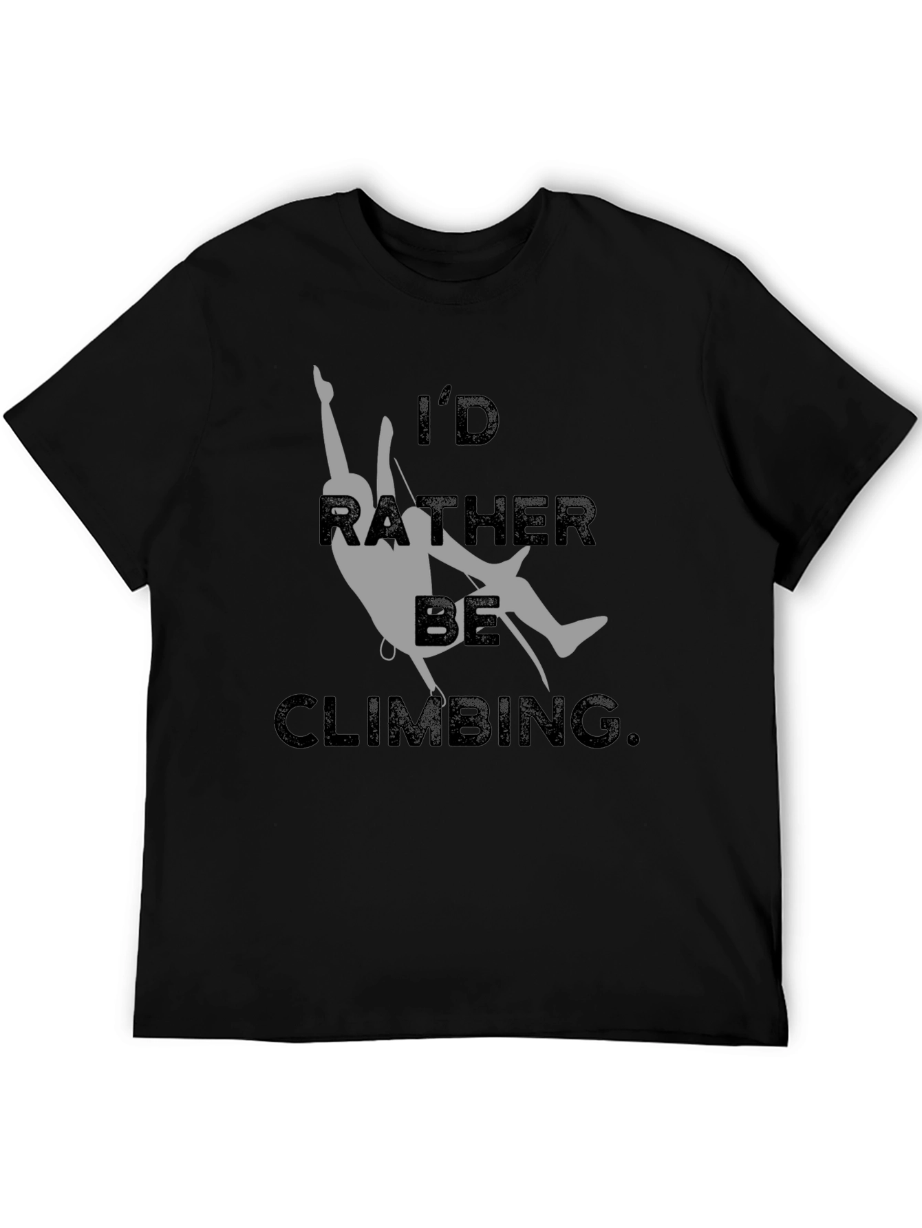 Climbing T-Shirt - Id Rather Be Climbing Graphic Tee