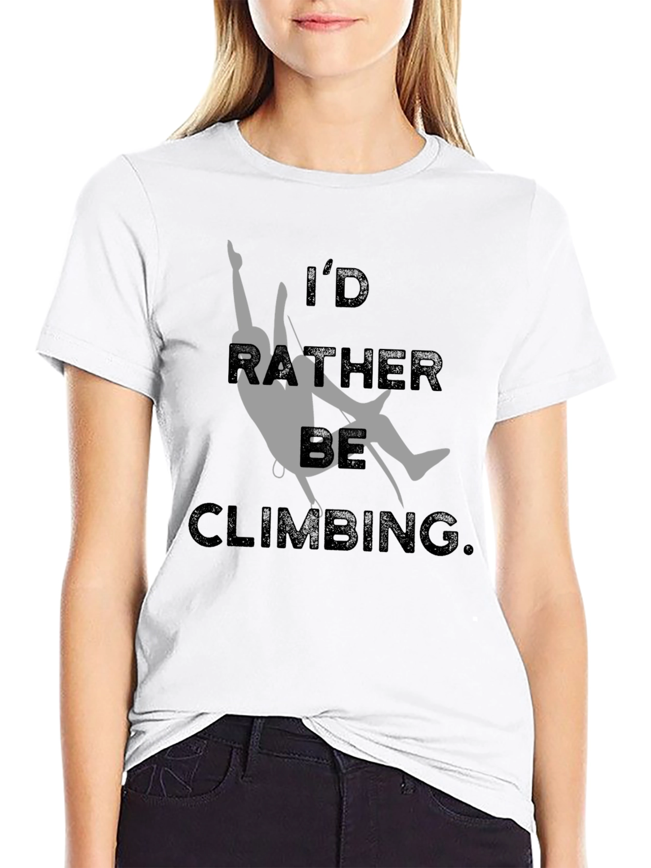 Climbing T-Shirt - Id Rather Be Climbing Graphic Tee