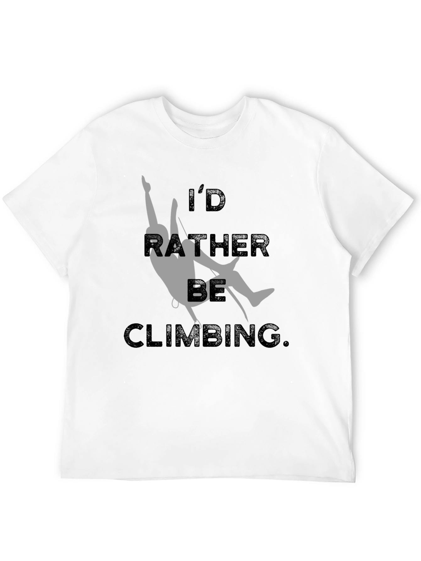Climbing T-Shirt - Id Rather Be Climbing Graphic Tee