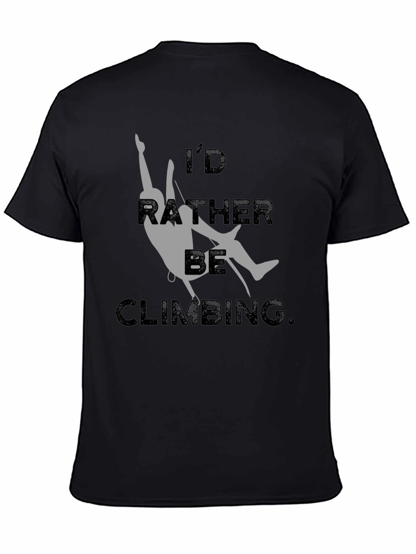 Climbing T-Shirt - Id Rather Be Climbing Graphic Tee