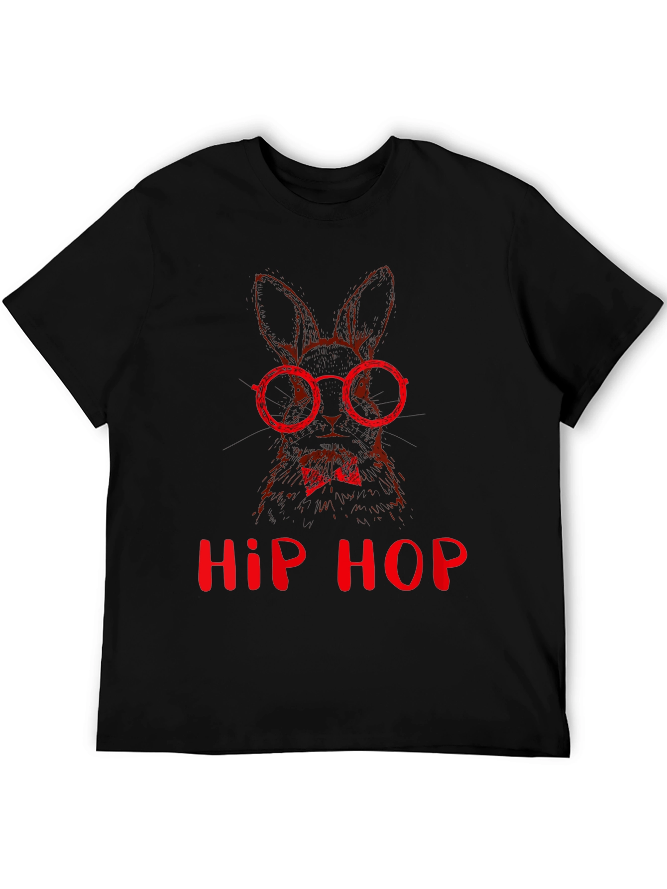Hip Hop Bunny T-Shirt - Cool Graphic Tee