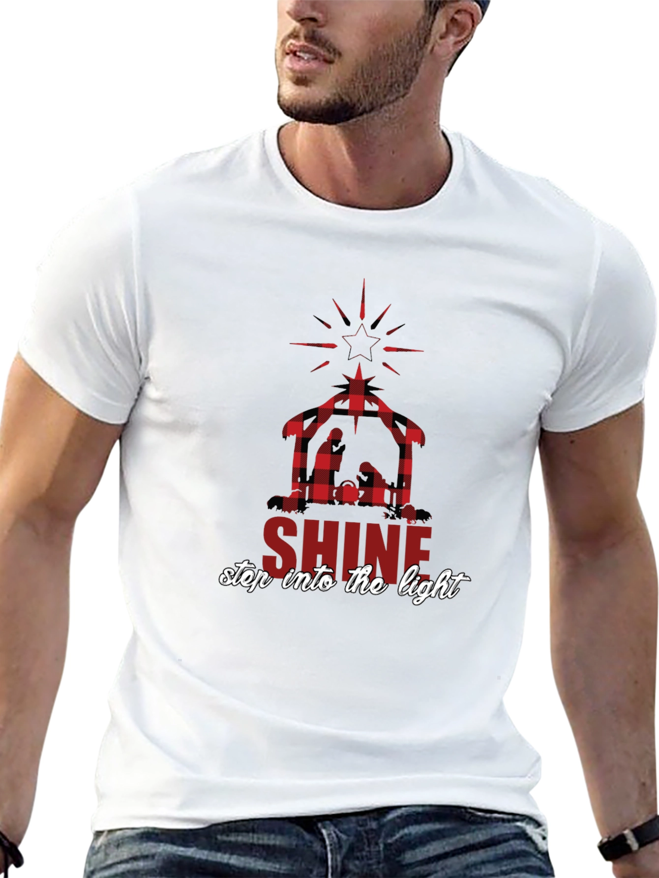 SHINE Nativity Scene Graphic Tee