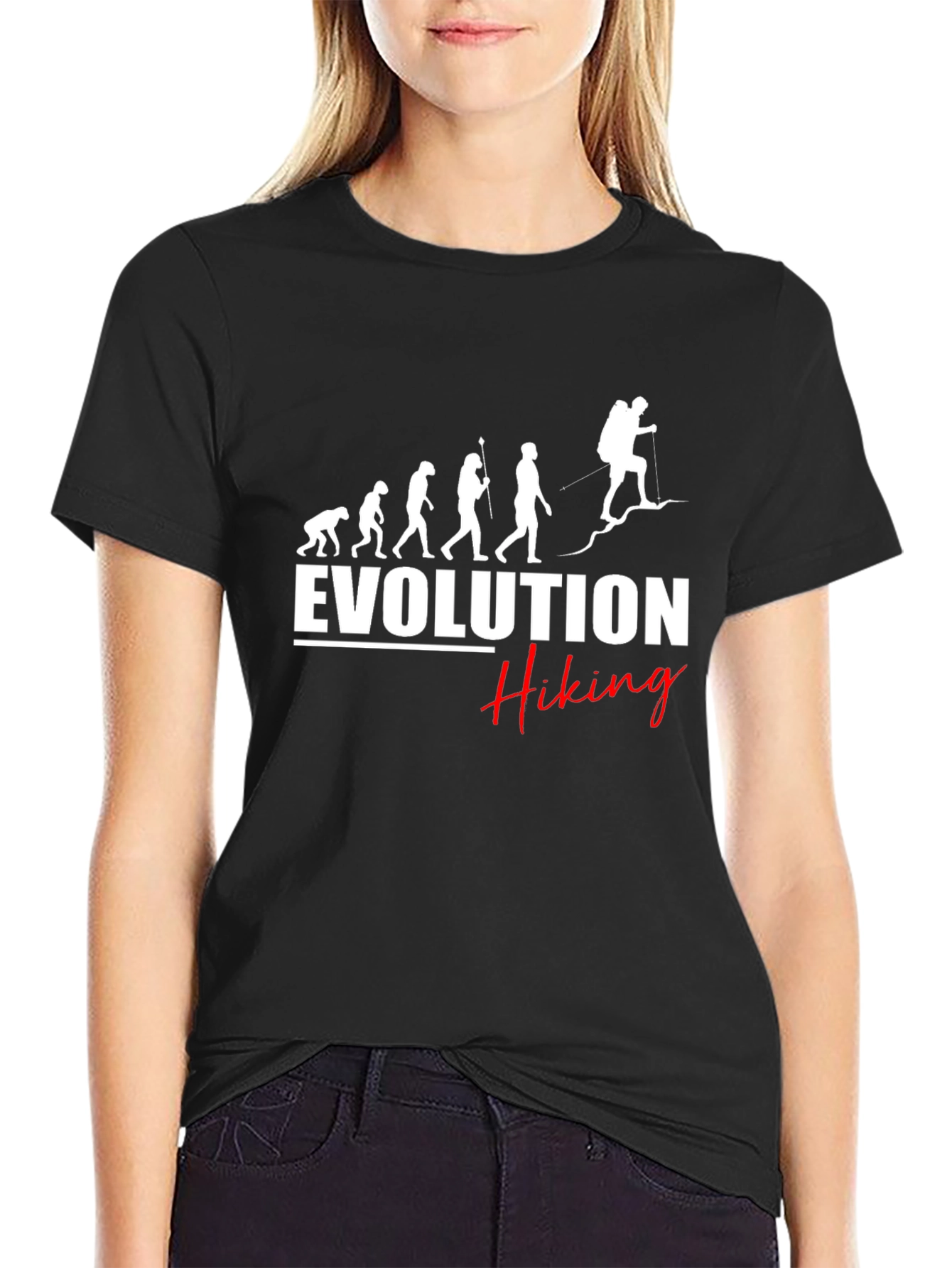 Evolution Hiking T-Shirt - Black