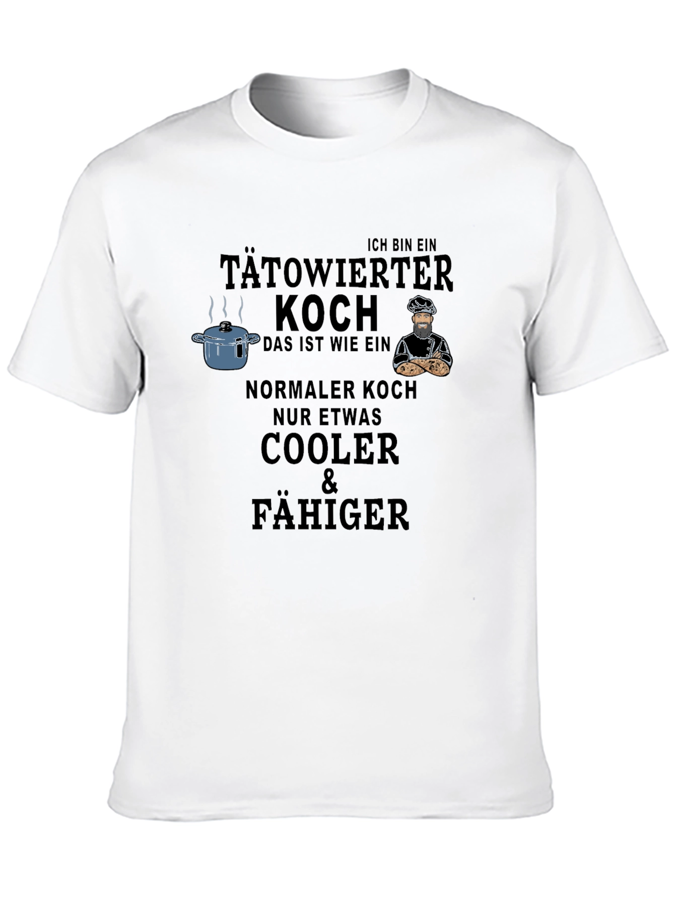 Tattooed Chef Graphic Tee - Cool & Capable Cook