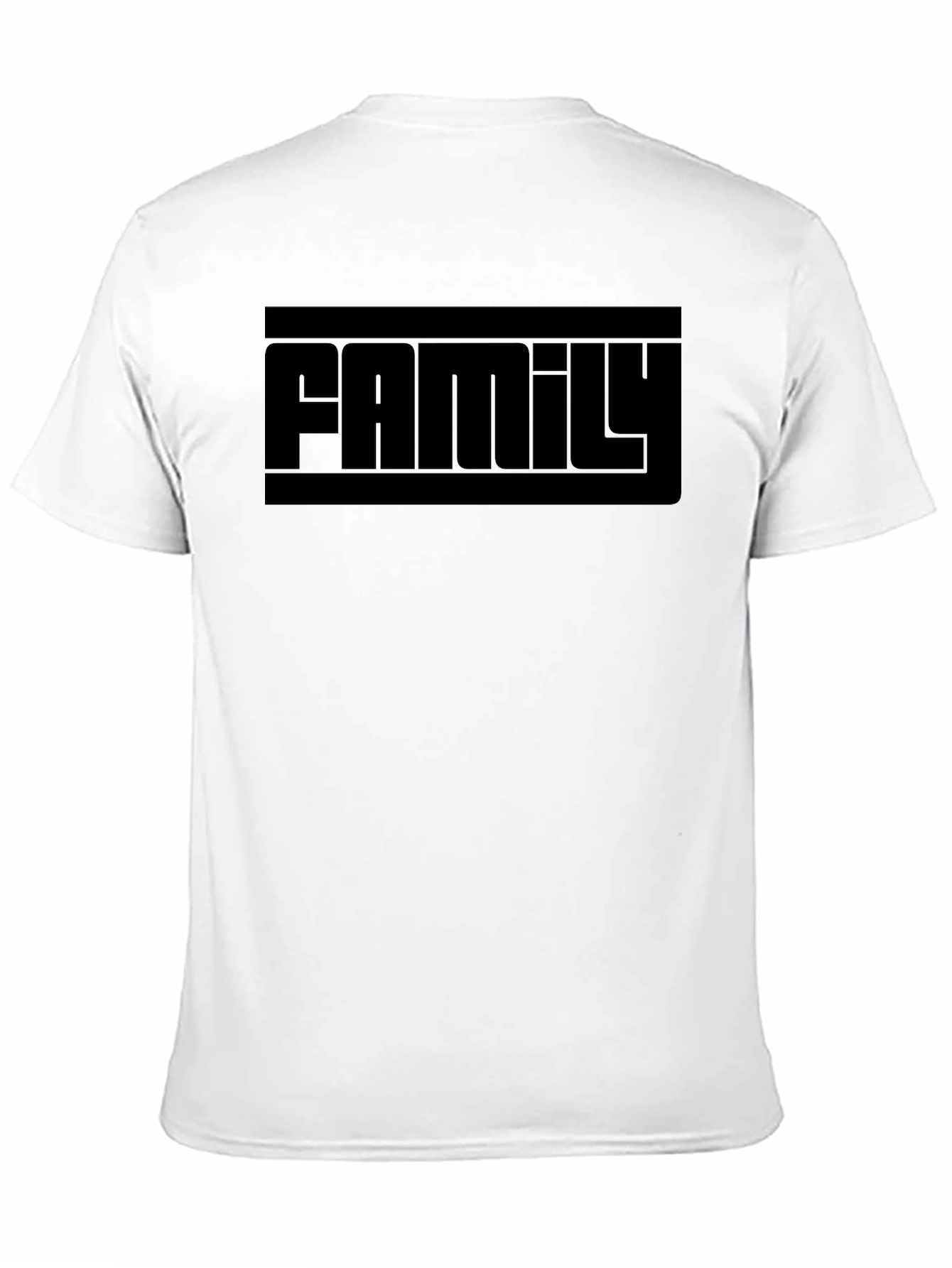 Family Black T-Shirt - Bold Graphic Tee