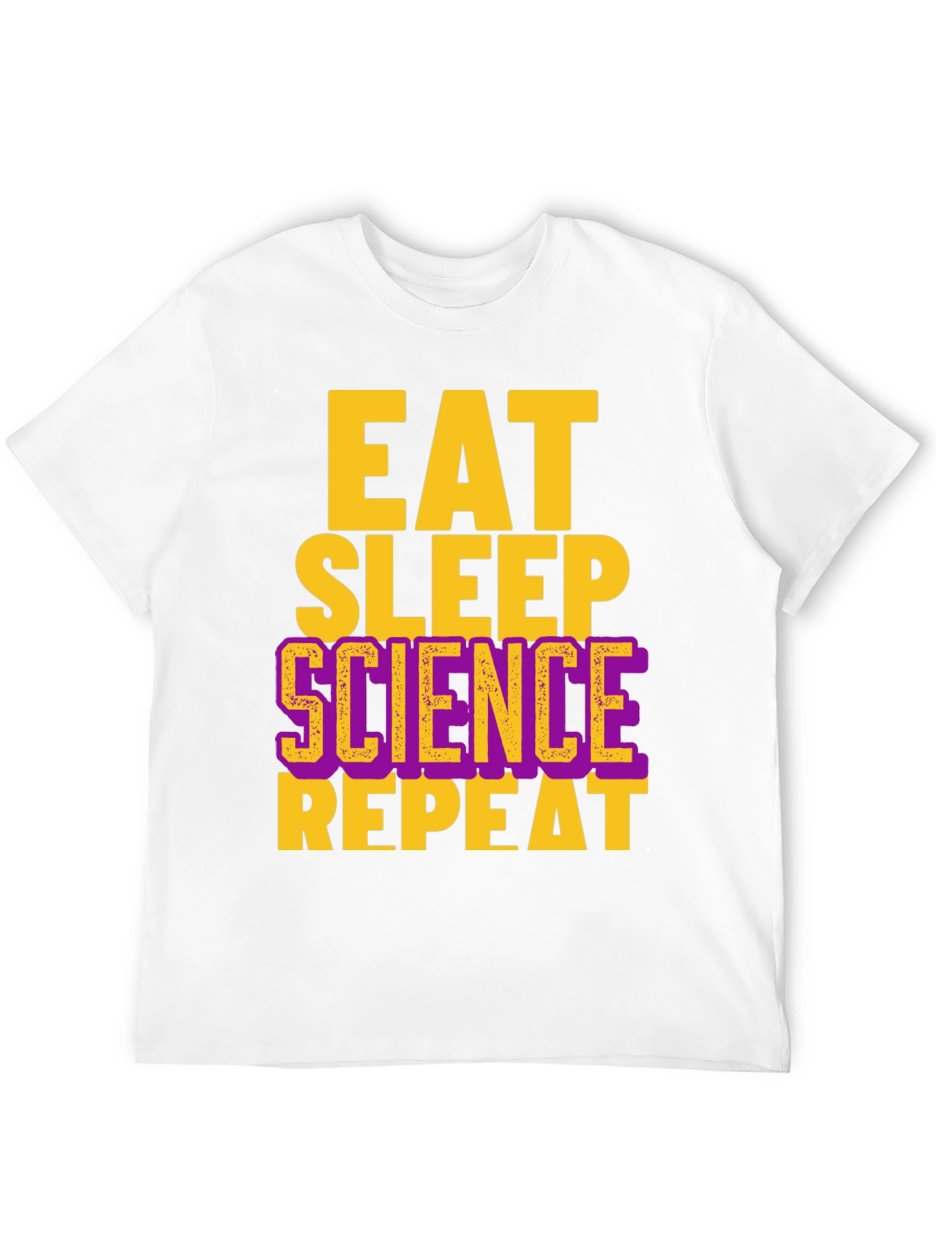 Eat Sleep Science Repeat Graphic Tee