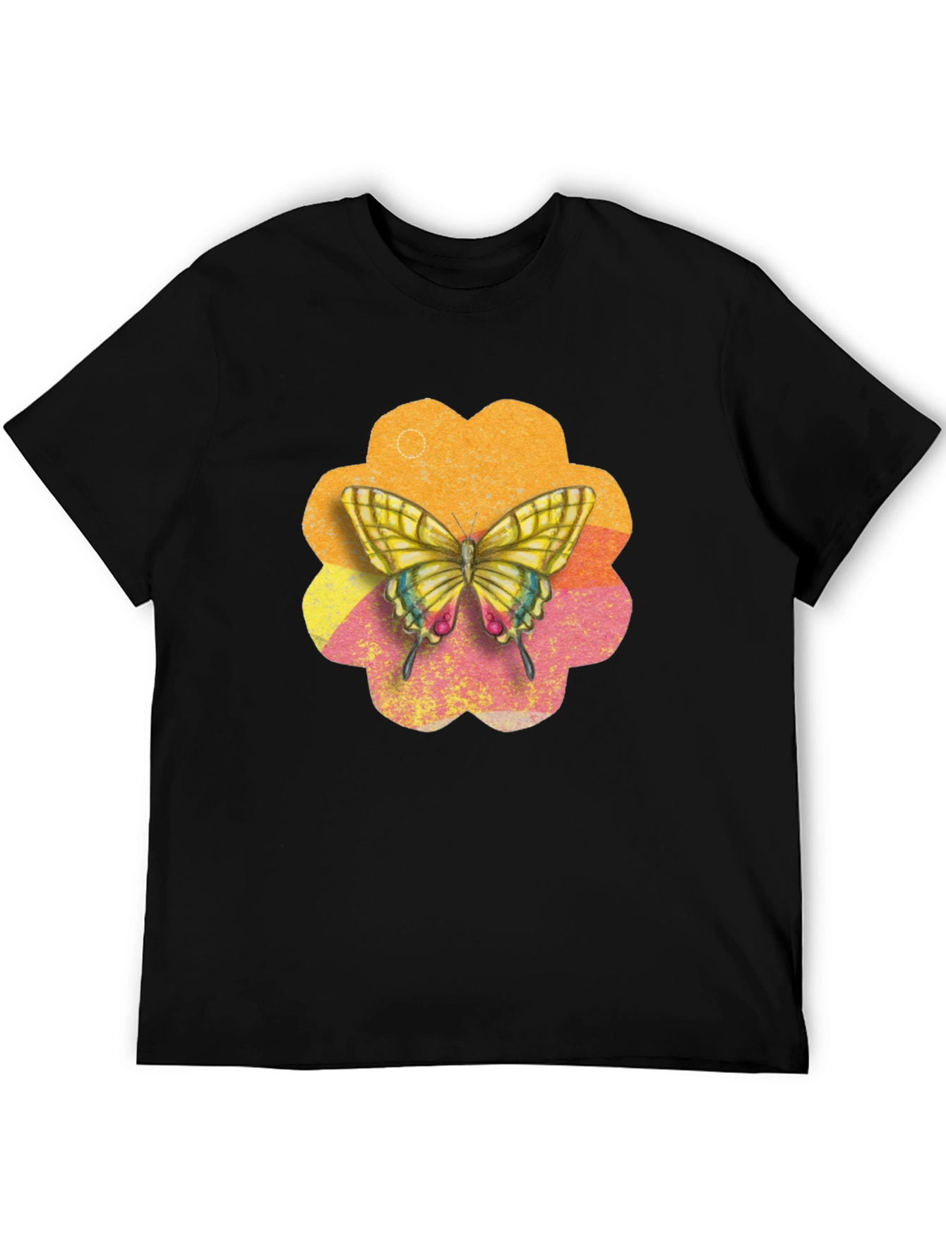Butterfly Graphic Tee - Black