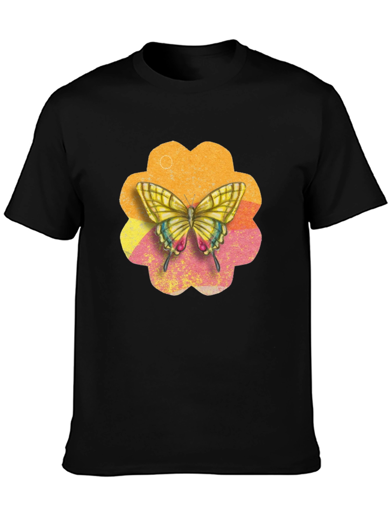 Butterfly Graphic Tee - Black