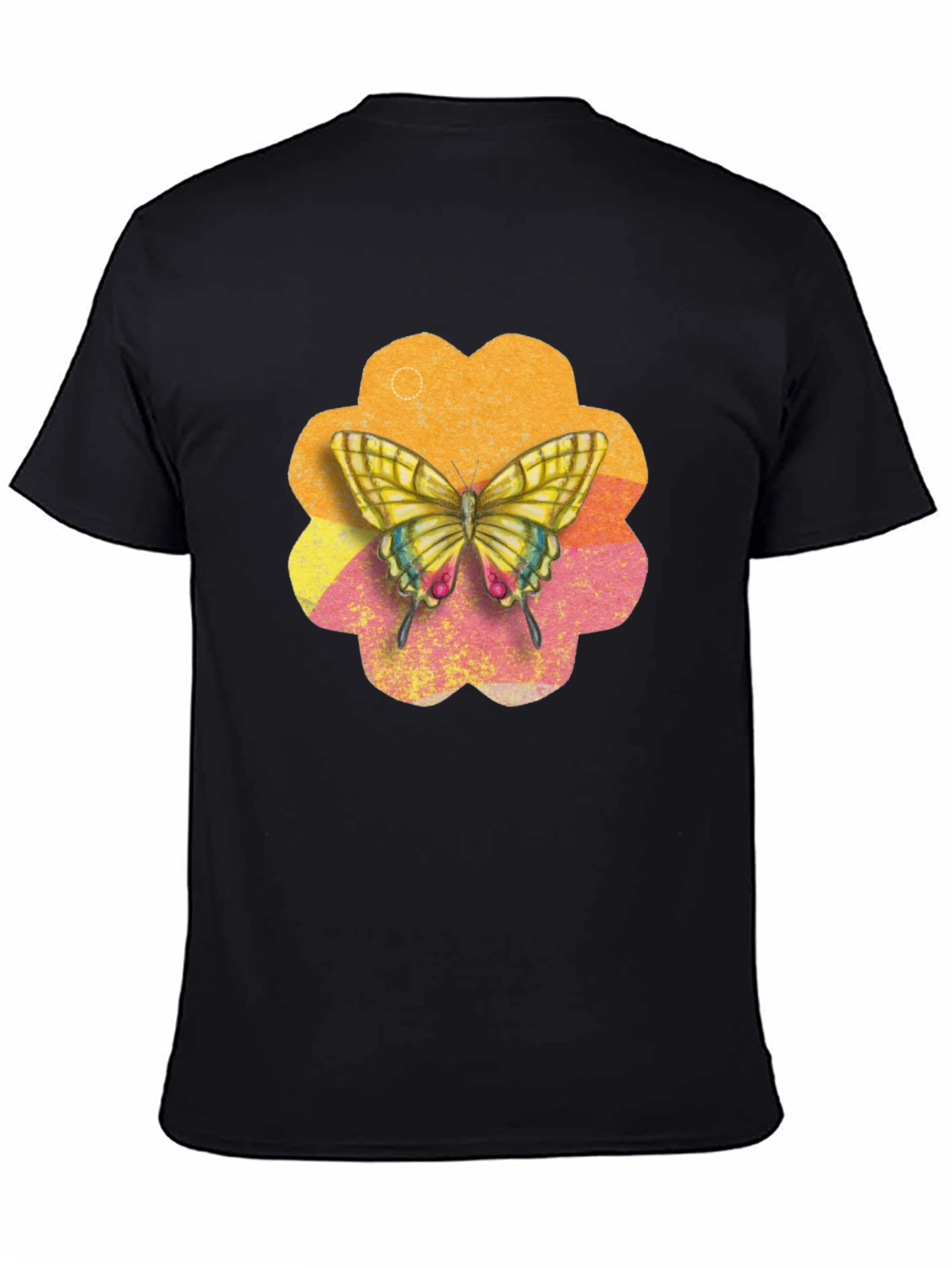 Butterfly Graphic Tee - Black