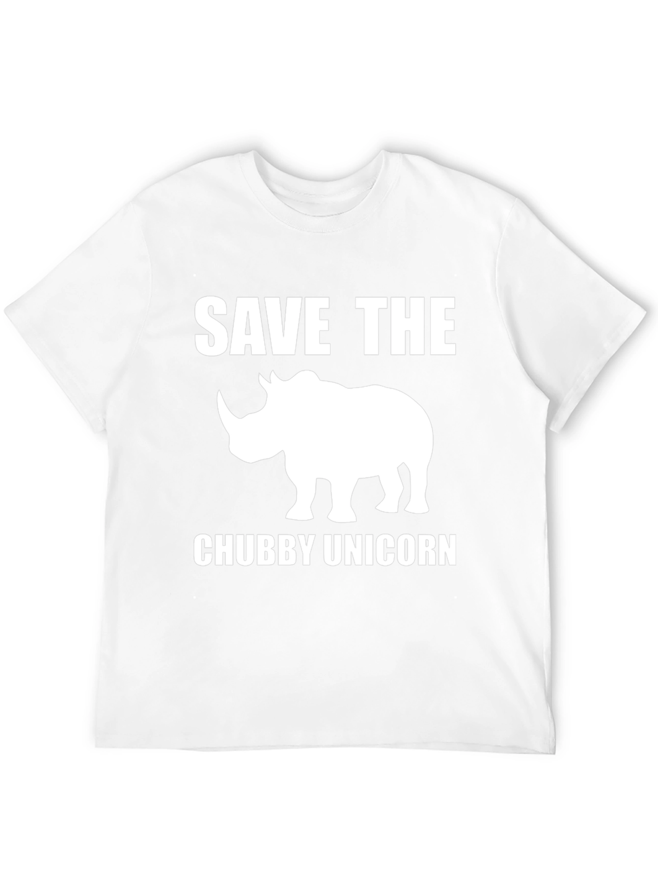 Save the Chubby Unicorn Rhino T-Shirt