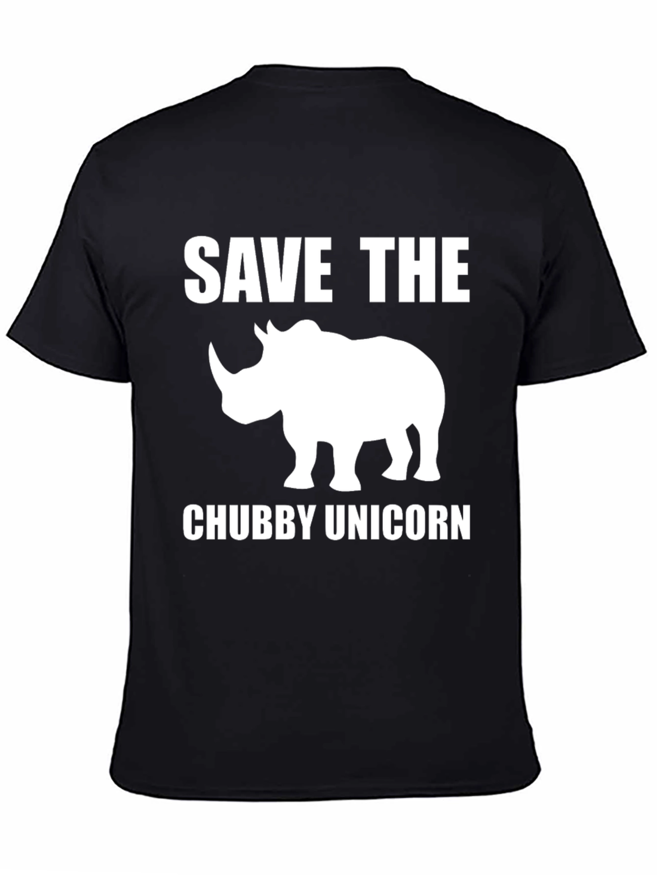 Save the Chubby Unicorn Rhino T-Shirt