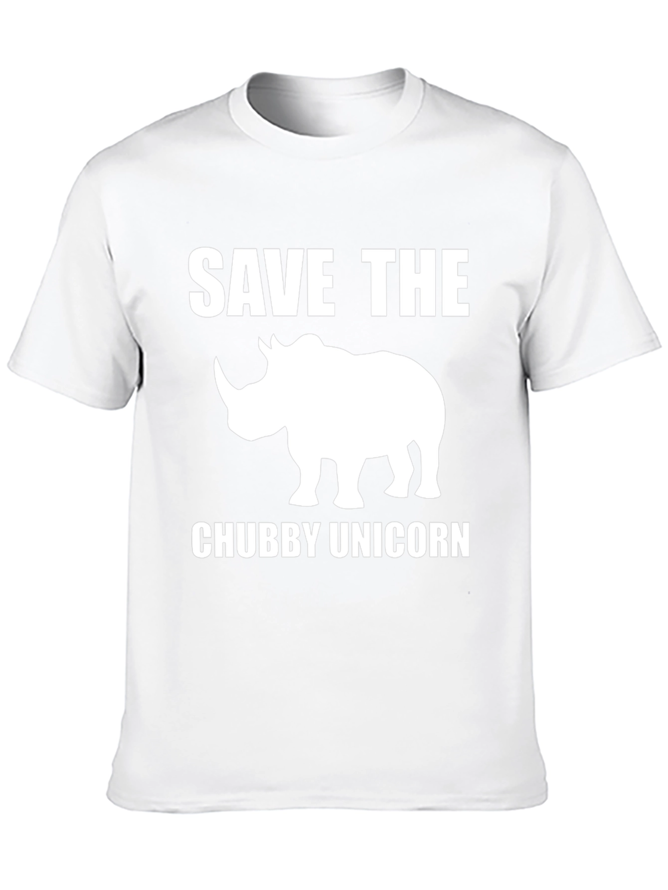 Save the Chubby Unicorn Rhino T-Shirt