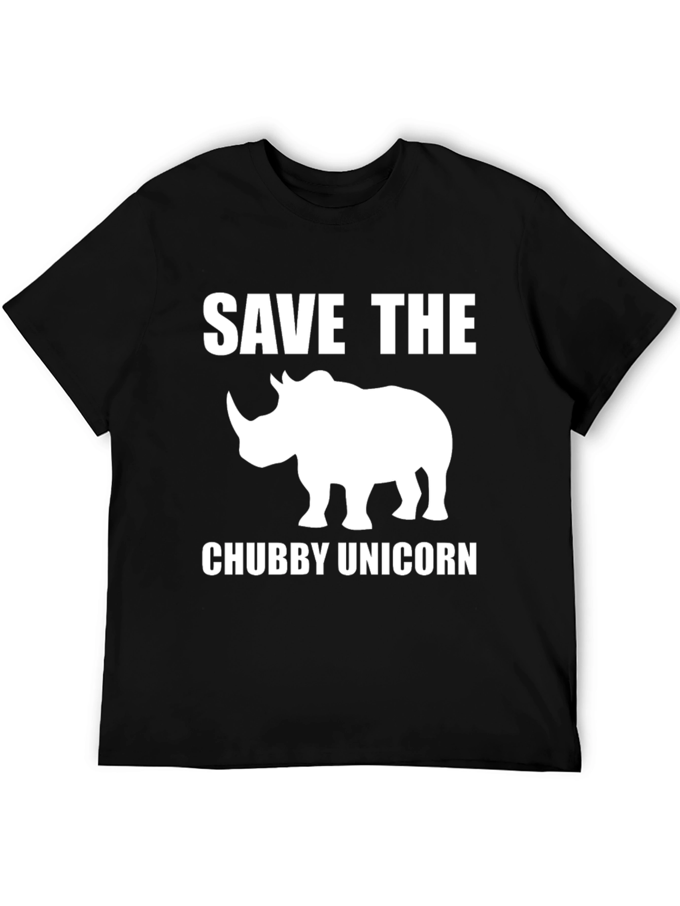 Save the Chubby Unicorn Rhino T-Shirt