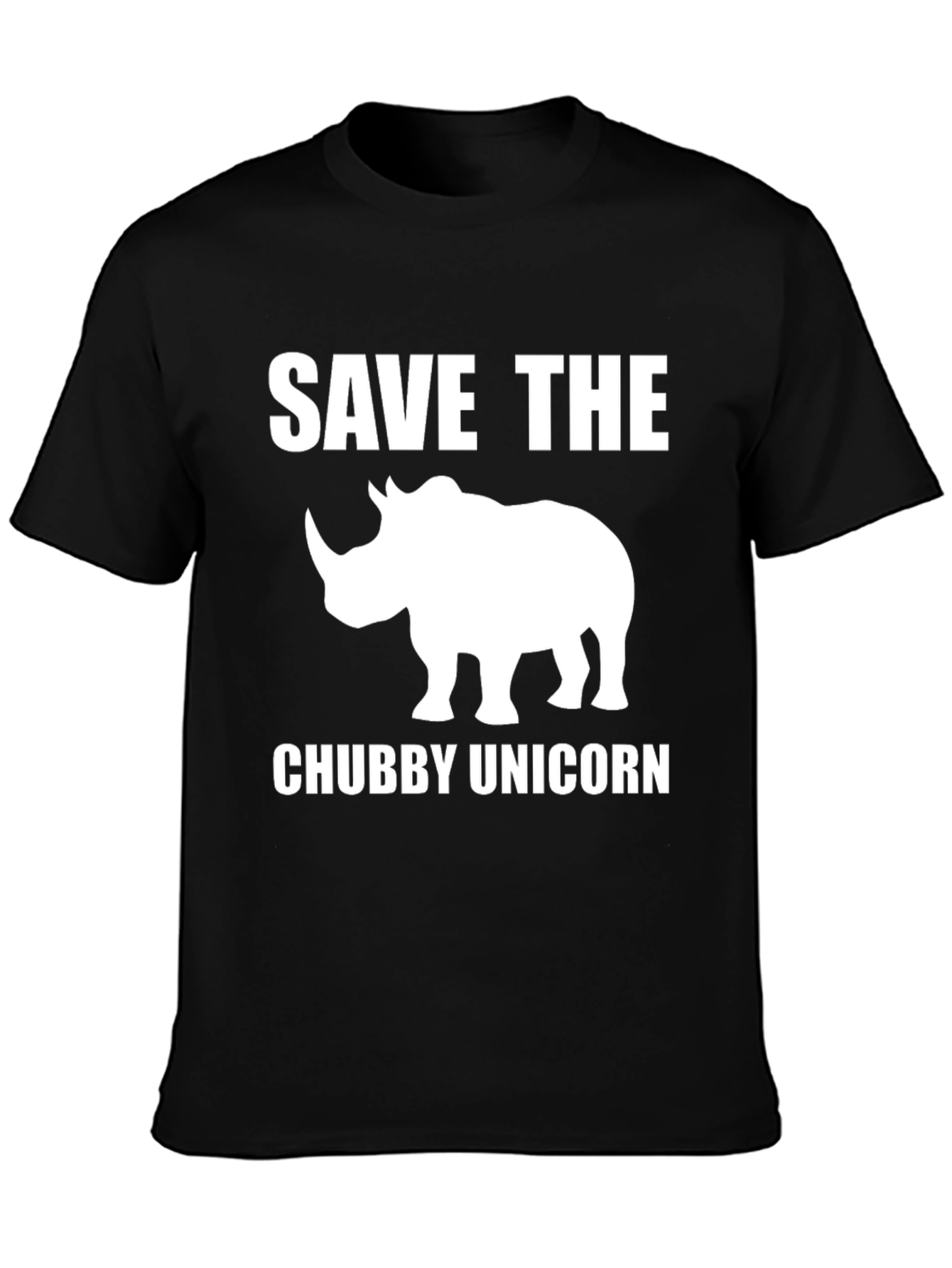 Save the Chubby Unicorn Rhino T-Shirt