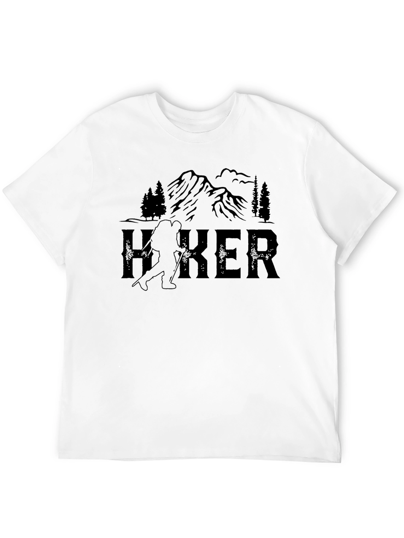 Hiker Mountain Graphic Tee - Outdoor Adventure Shirt