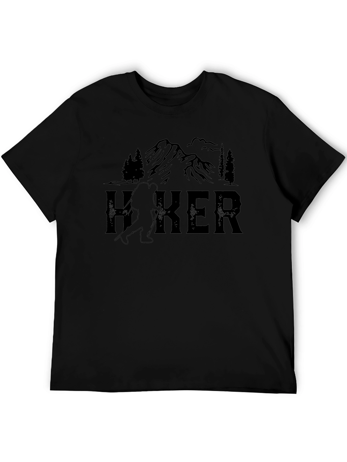 Hiker Mountain Graphic Tee - Outdoor Adventure Shirt